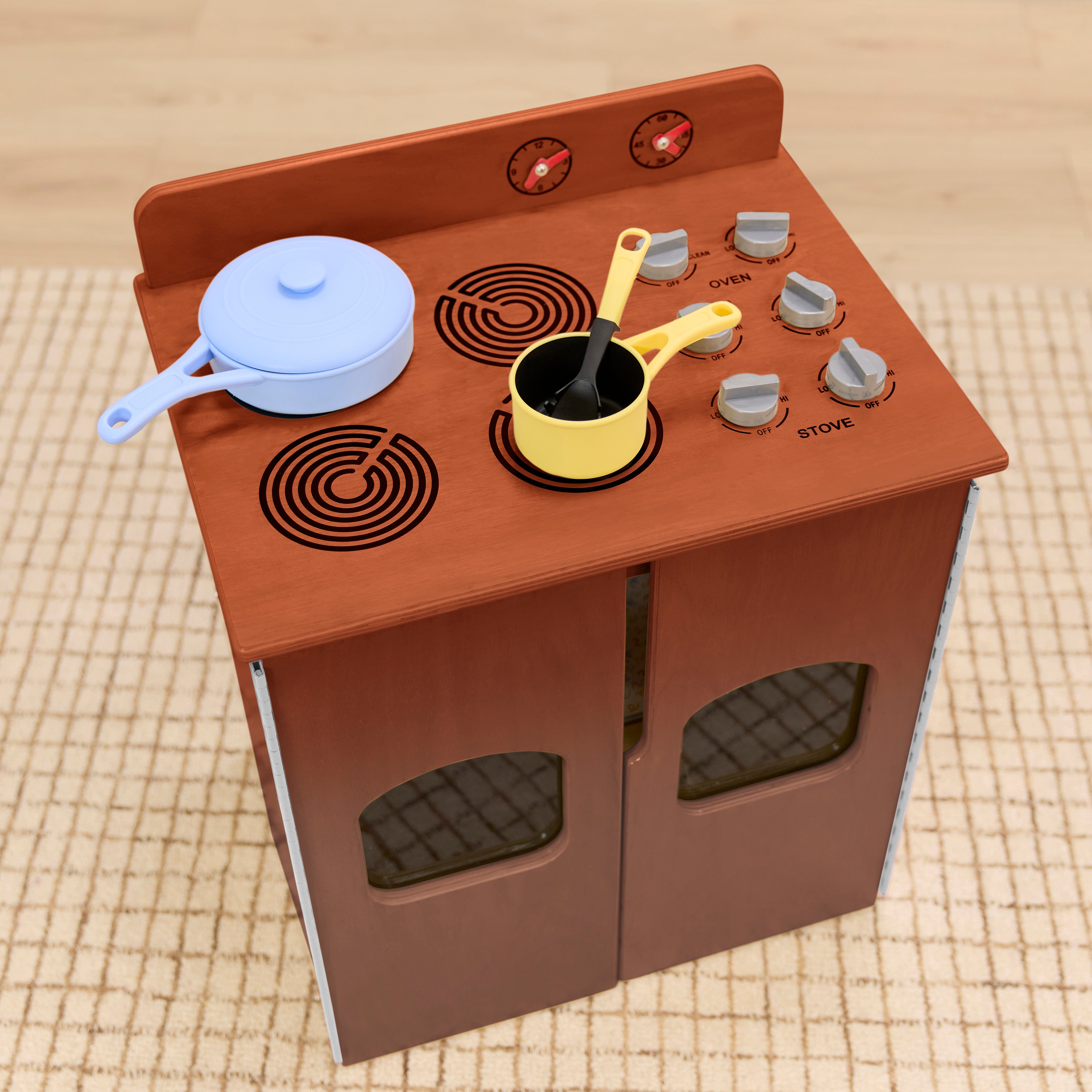 Chef's Station Kids Pretend Play Kitchen Stove