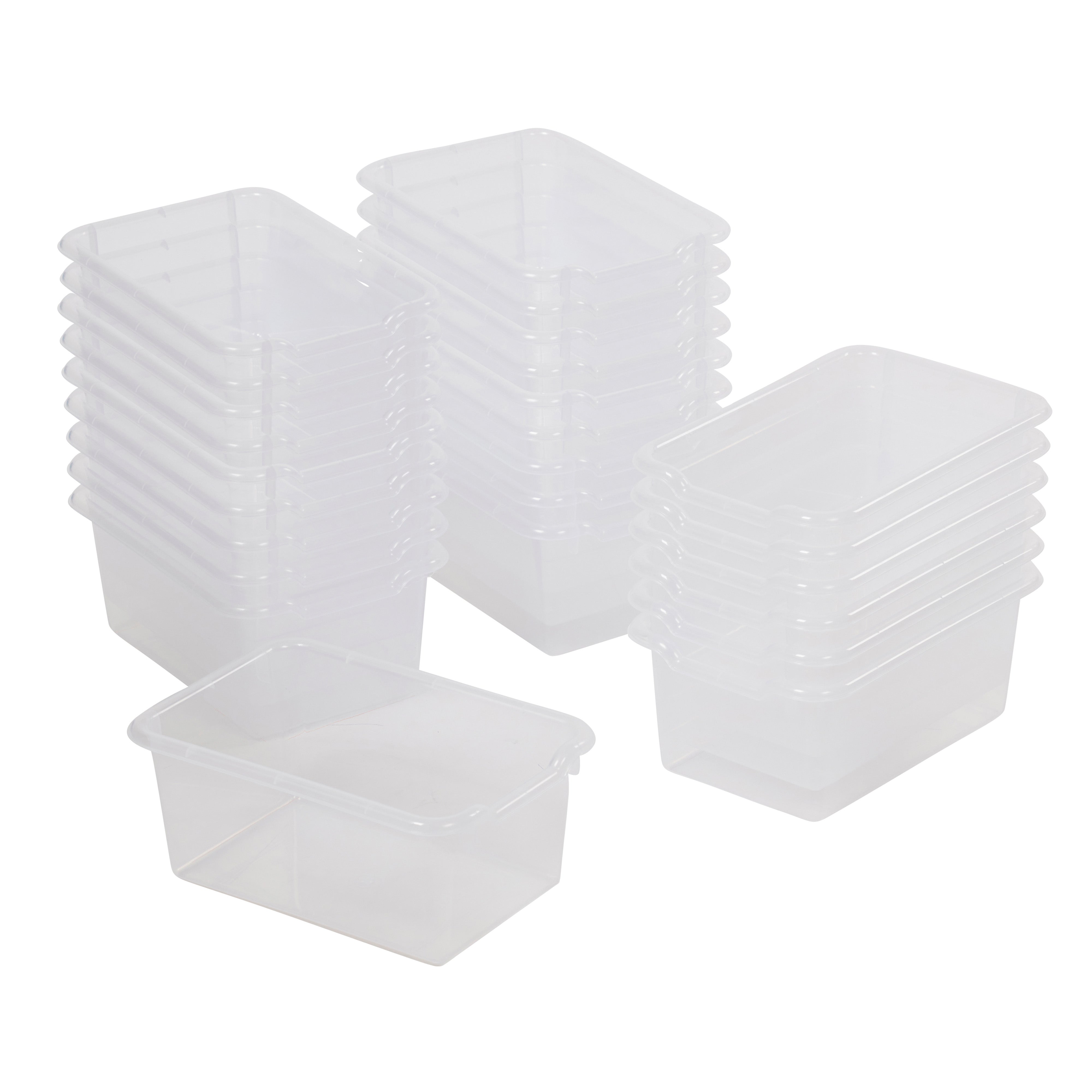 Scoop Front Storage Bins, 25-Piece