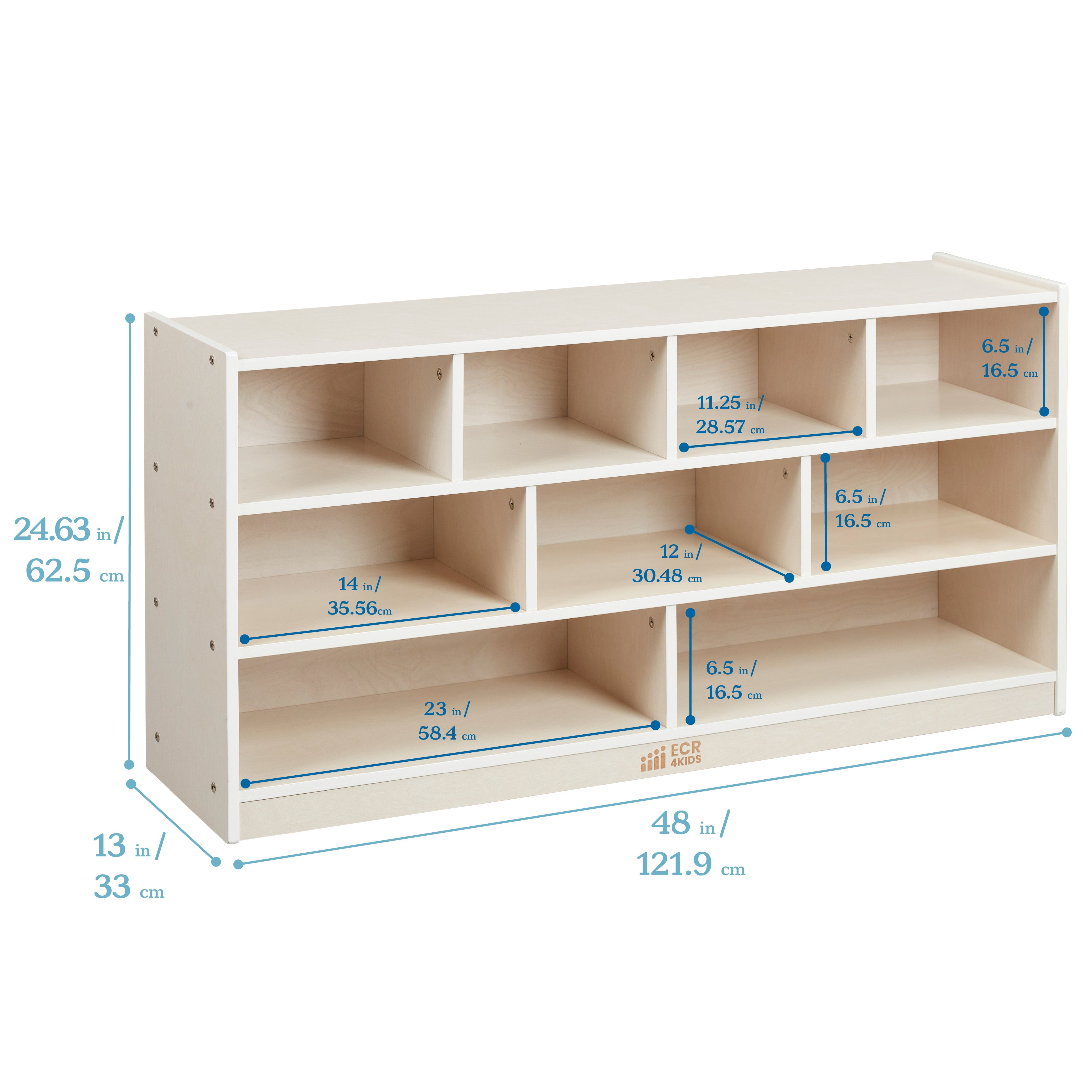 Mobile Block Storage Cart, Large