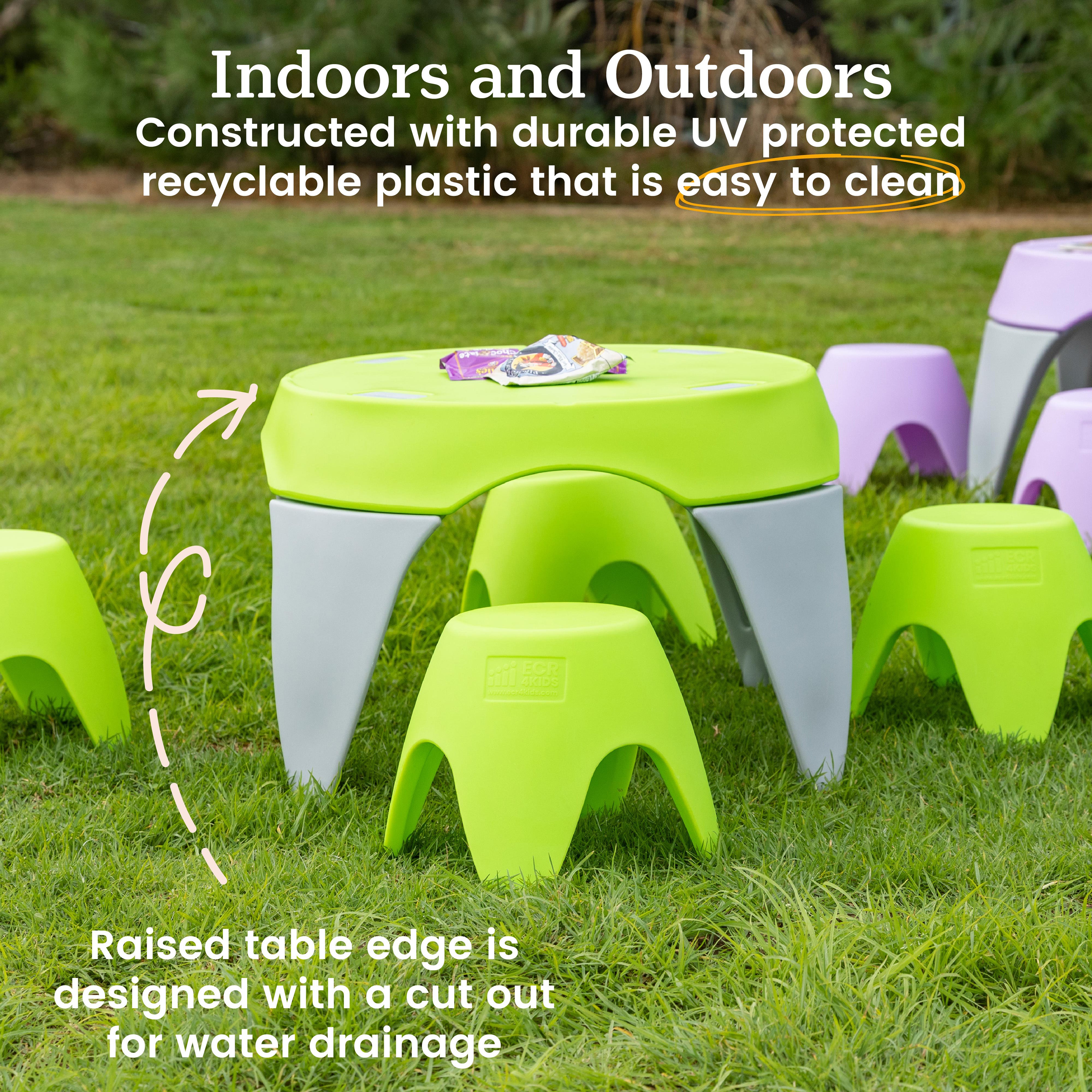 Ayana Table and Stool Set, 5-Piece