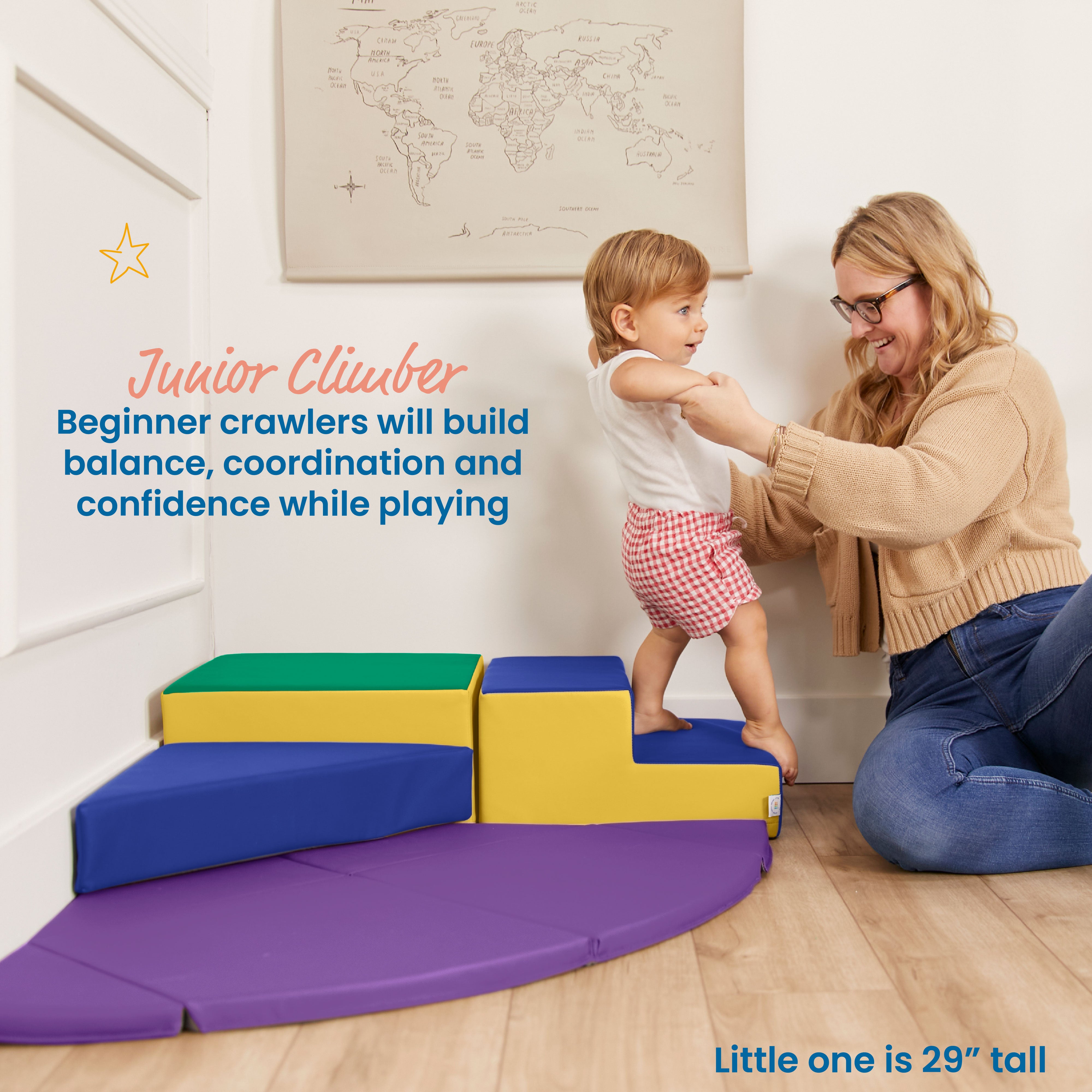 SoftZone Junior Adventurer's Summit Step, 4-Piece
