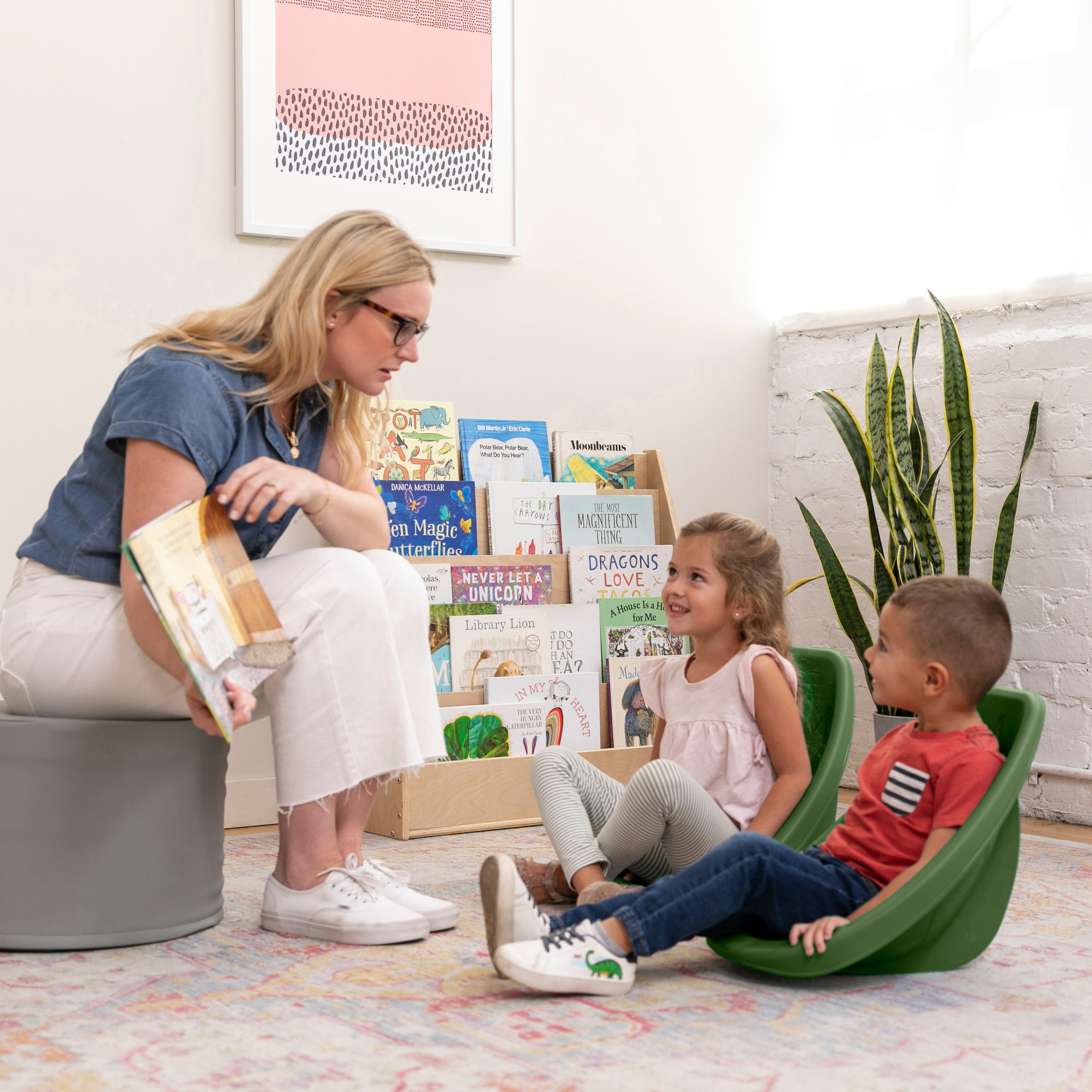 Leaf Scoop Floor Seat, 6-Piece