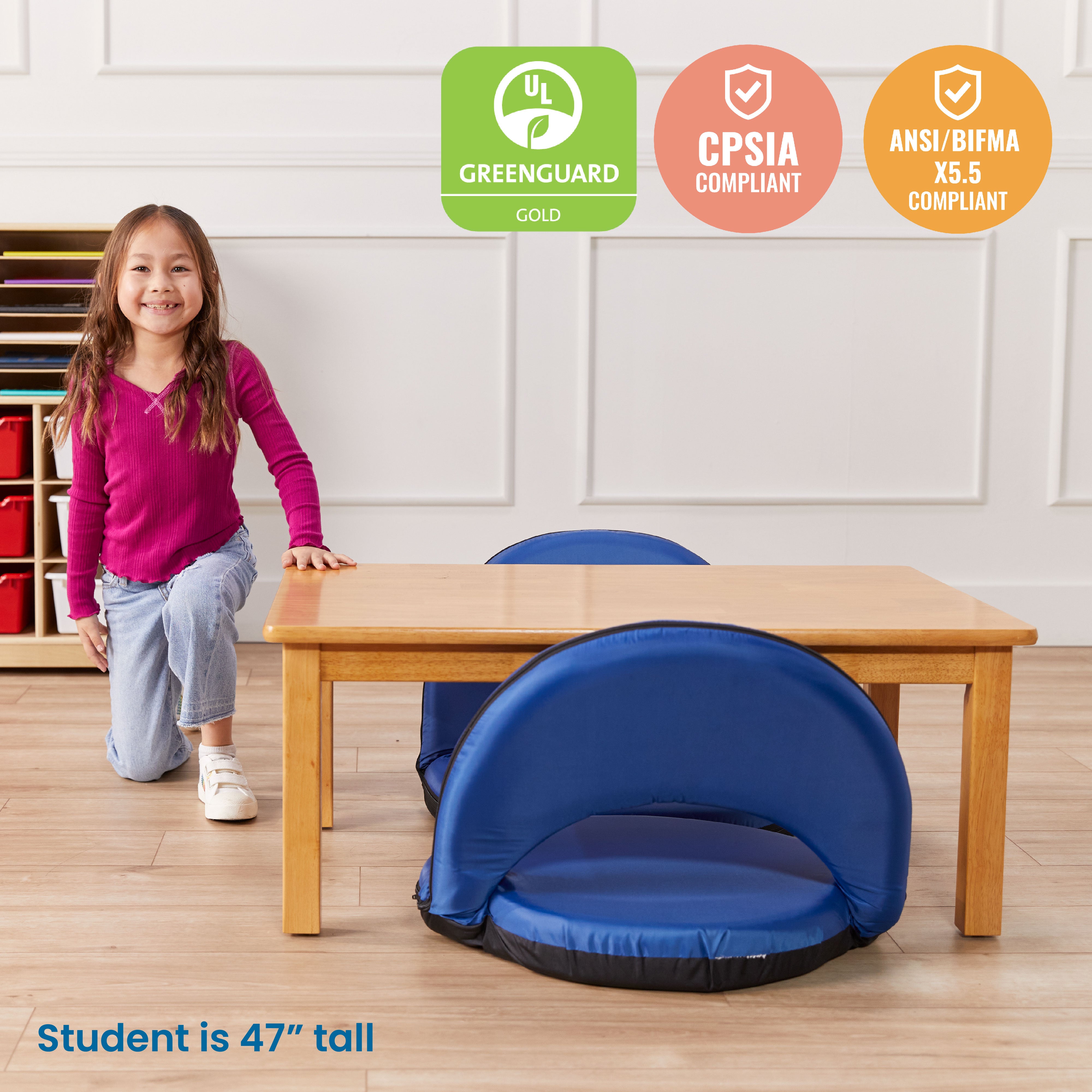 Hardwood Table with 14in Legs