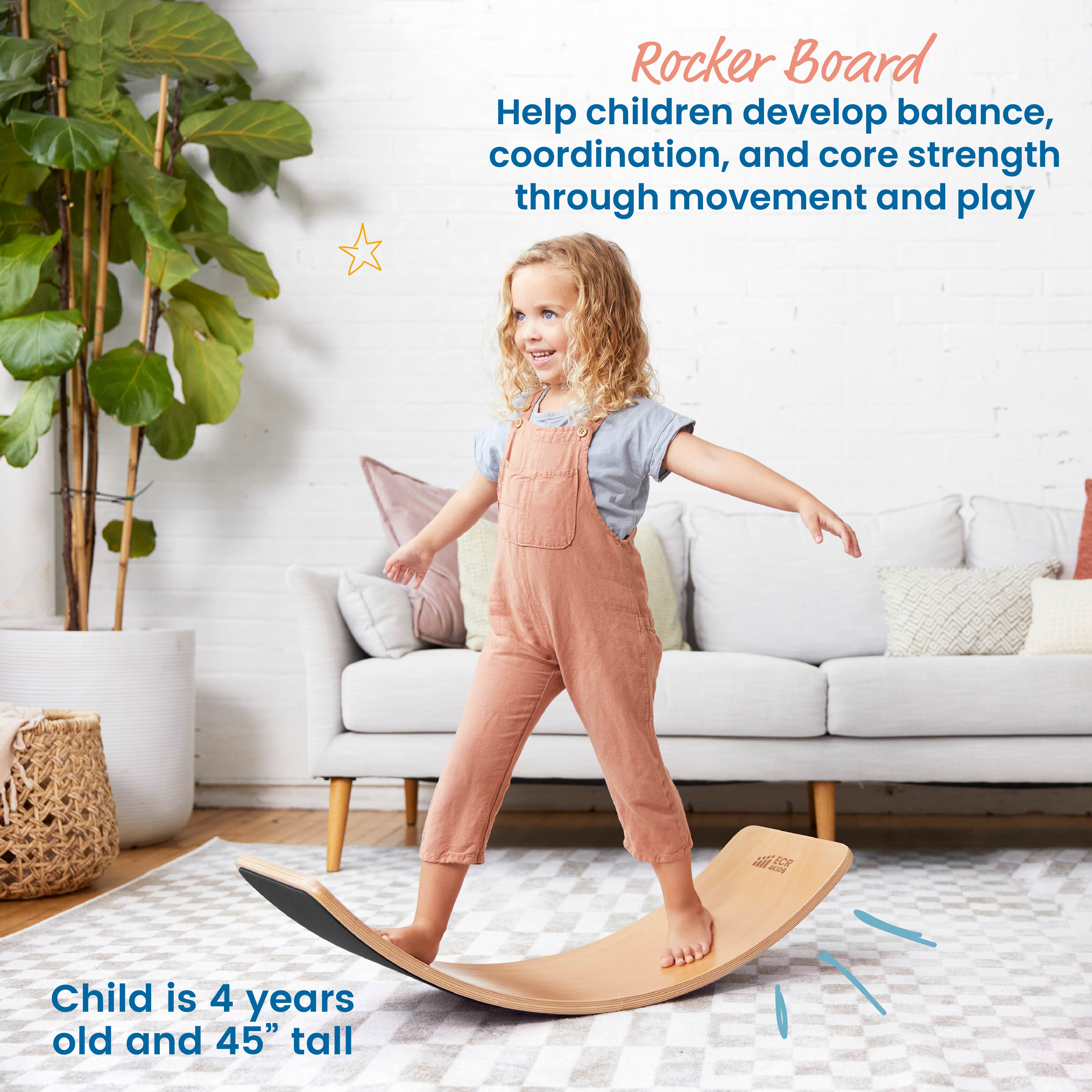 Balance Board with Felt Base