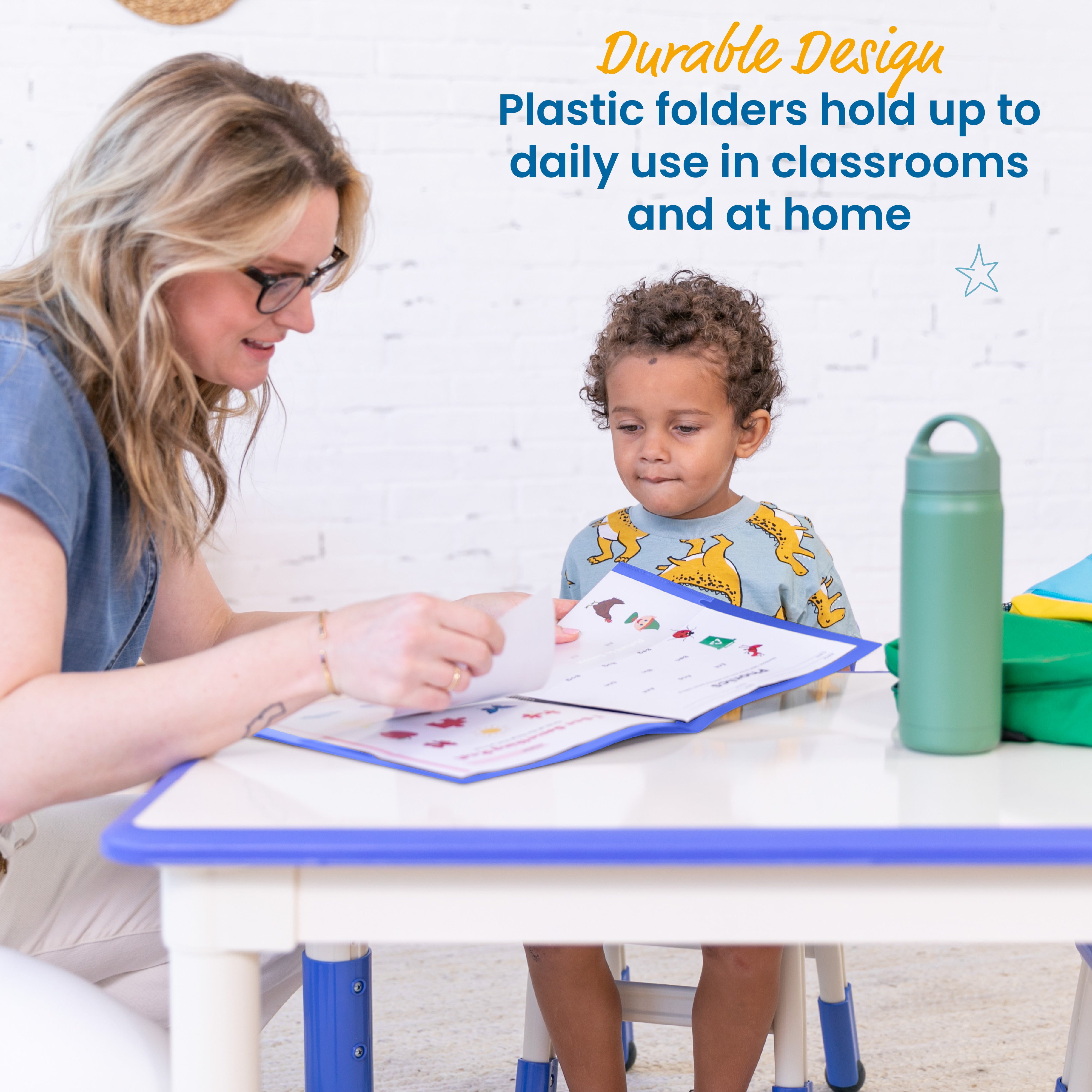 2-Pocket Parent-Teacher Classroom Communication Folder, 36-Piece