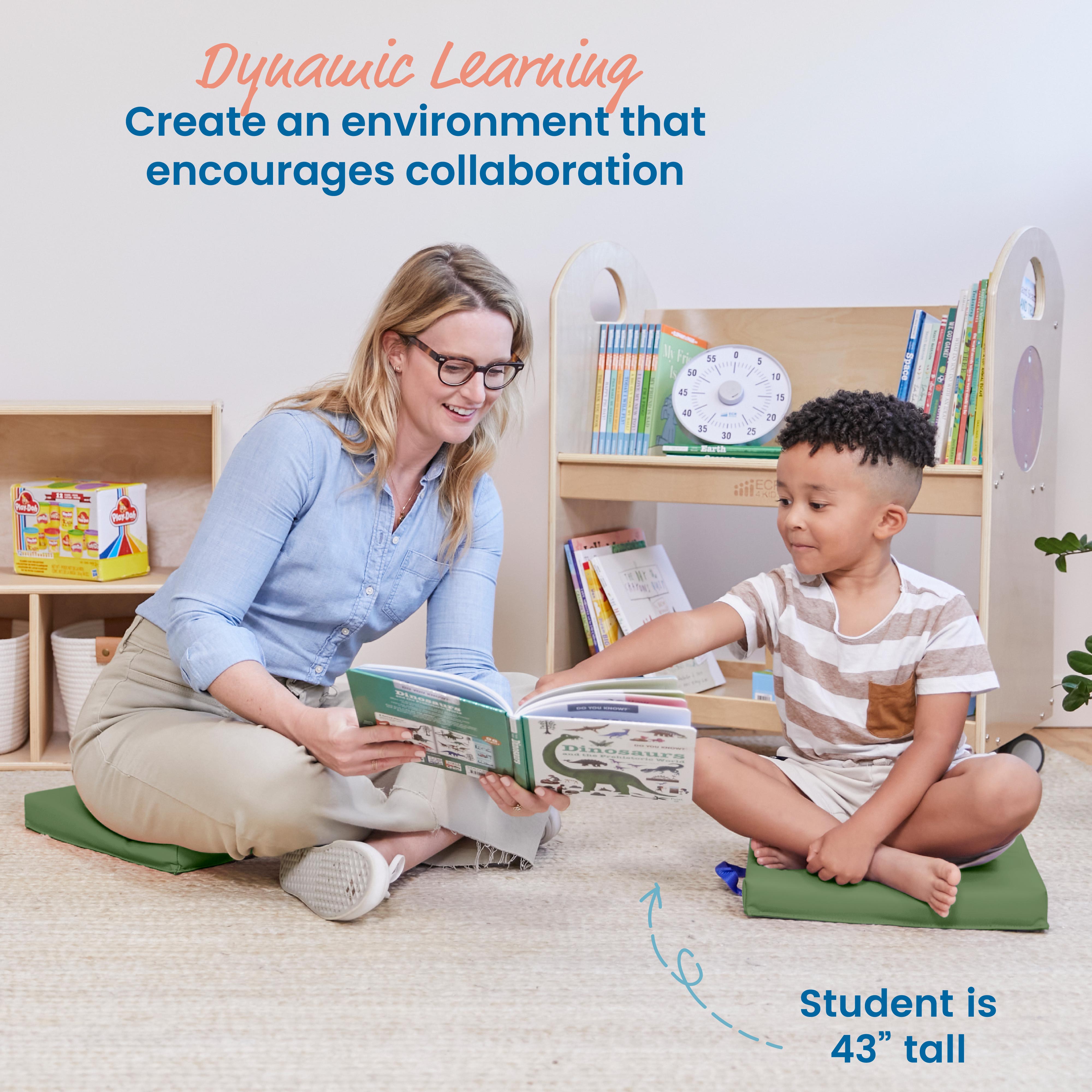 Floor Cushions, Square, 6-Piece