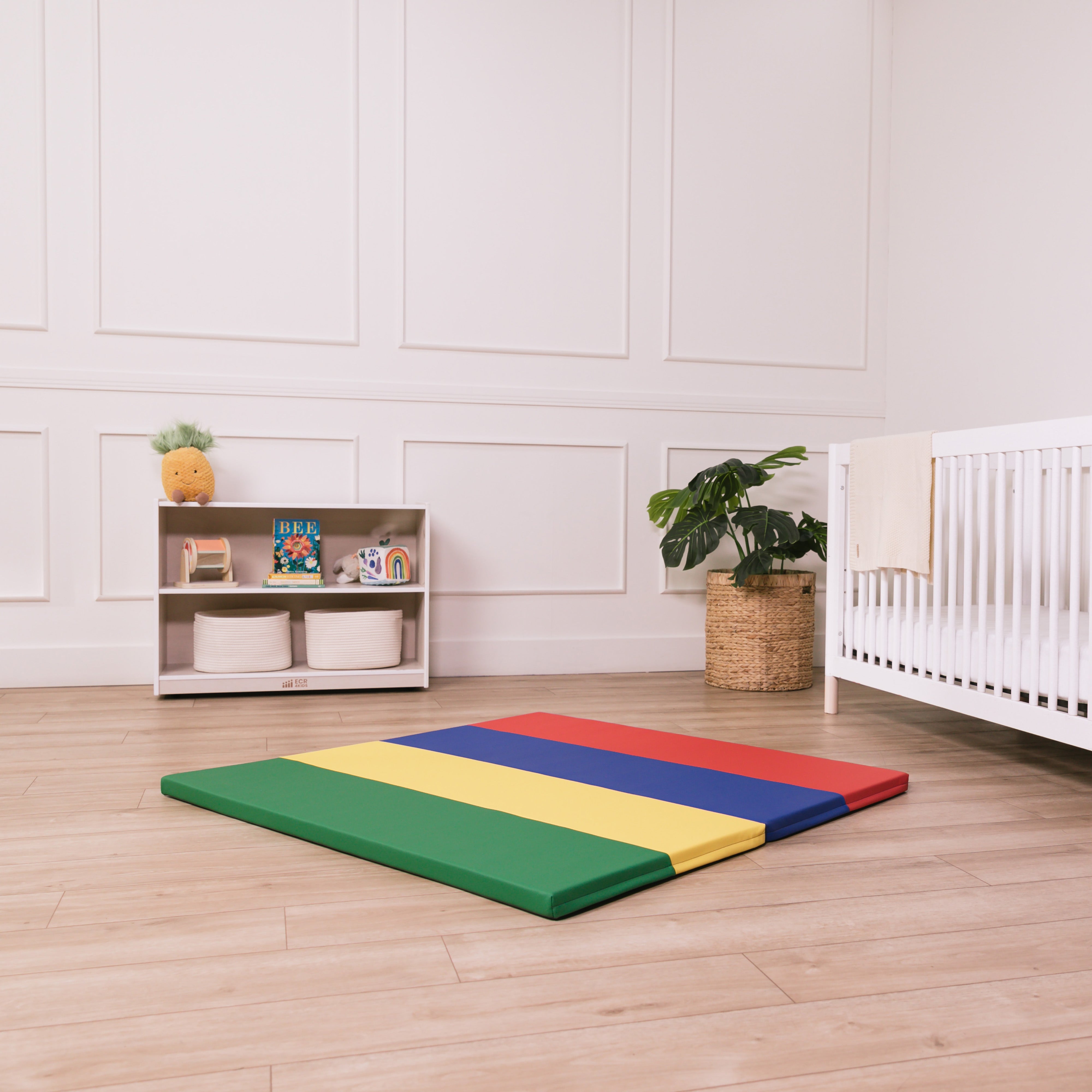 4-Section Rainbow Runway Activity Mat