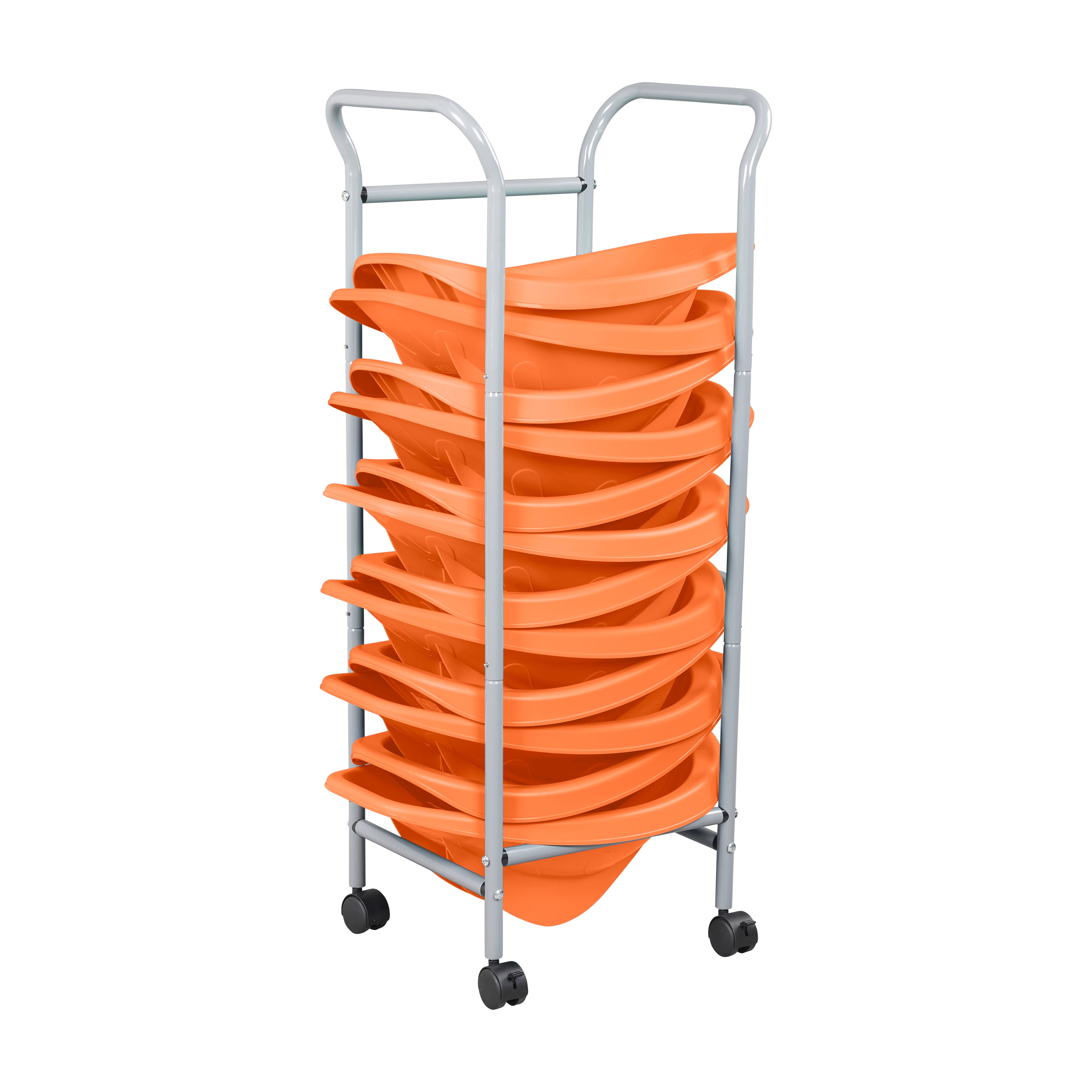 Mobile Leaf Seat Cart with 12 Leaf Floor Seats, Flexible Seating