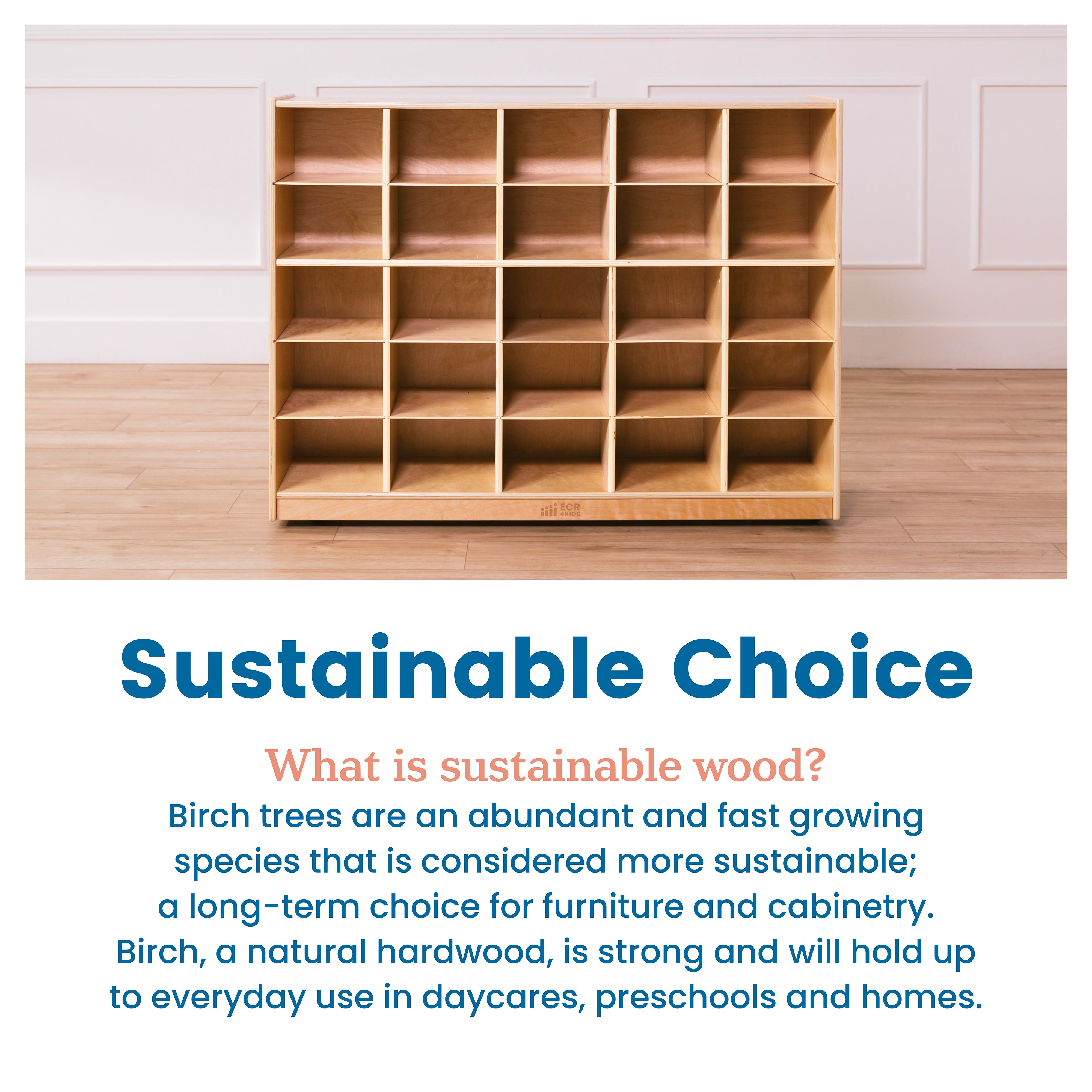 25 Cubby Mobile Tray Storage Cabinet, 5x5