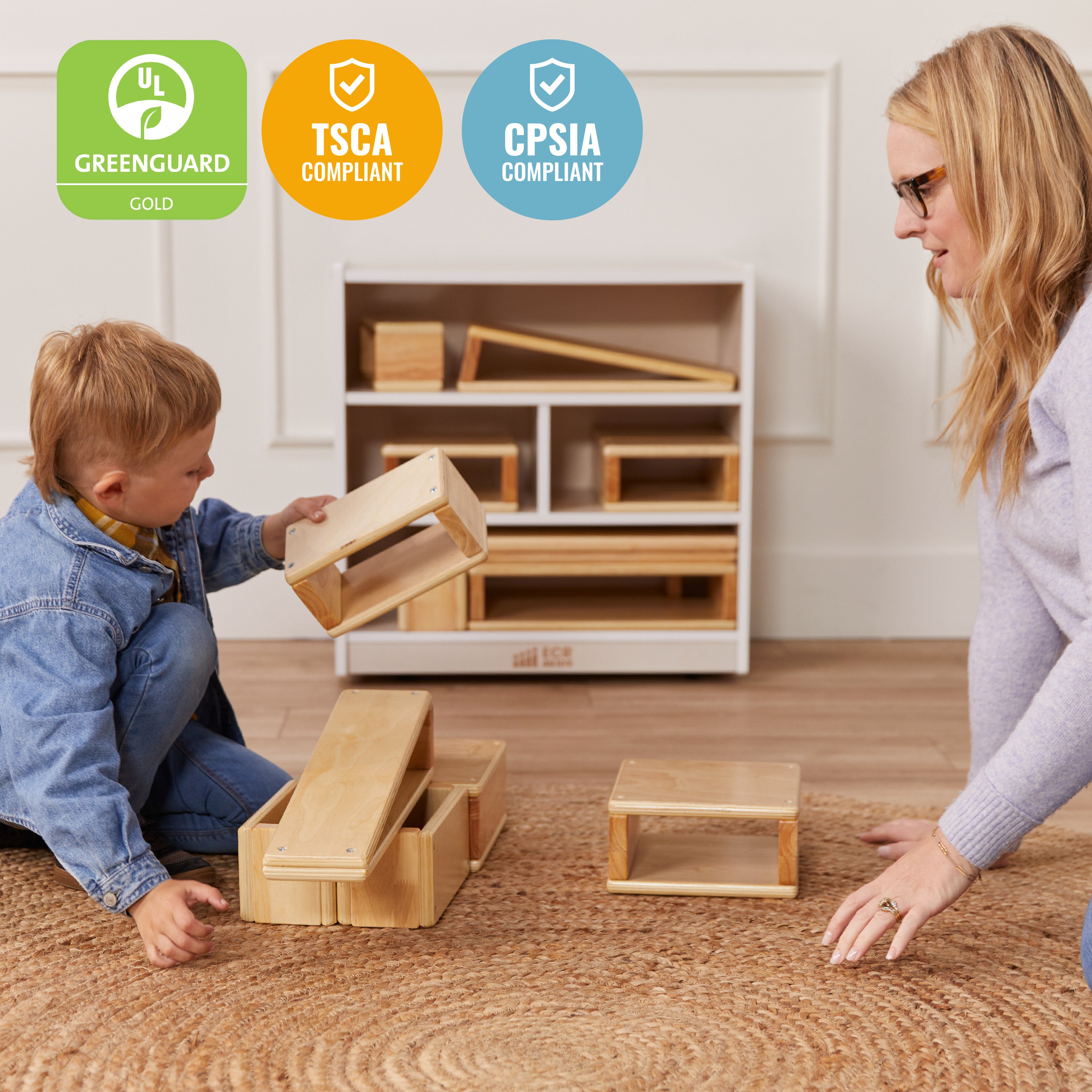 Mobile Block Storage Cart, Small