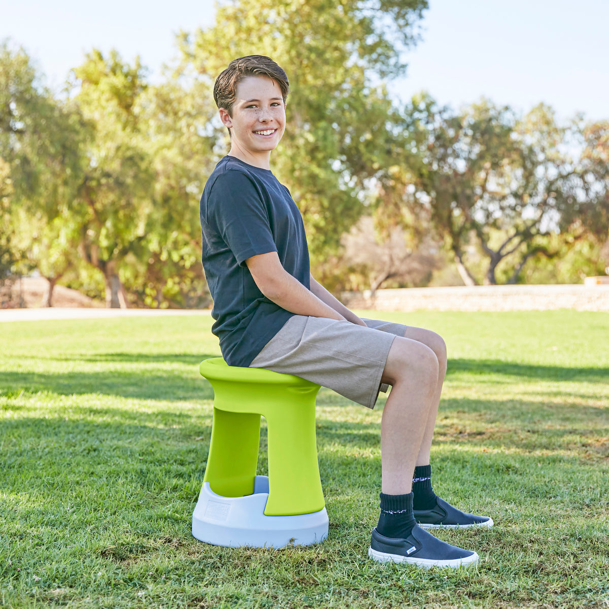 Active Storage Wobble Stool, 18in Seat Height