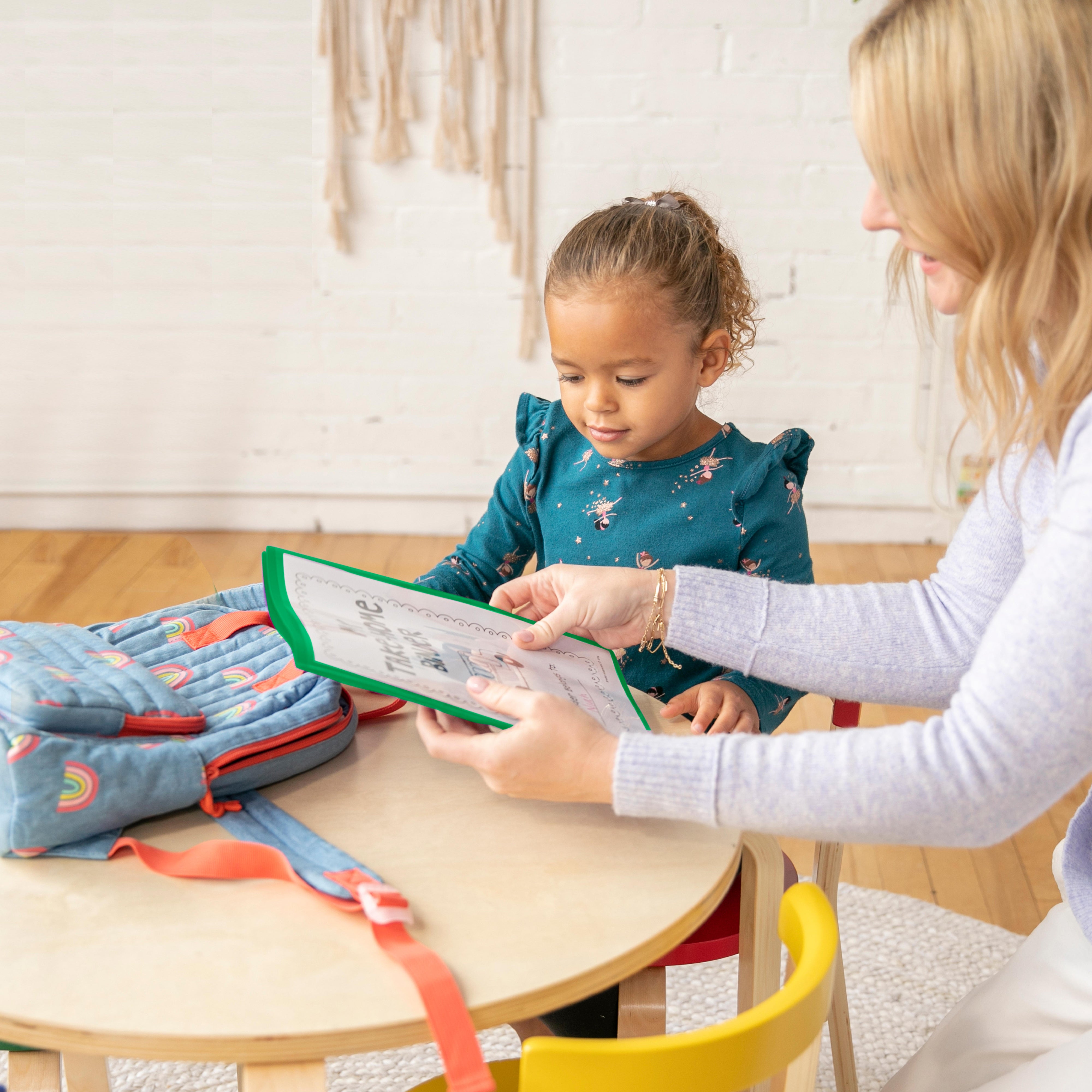 2-Pocket Parent-Teacher Classroom Communication Folder, 36-Piece