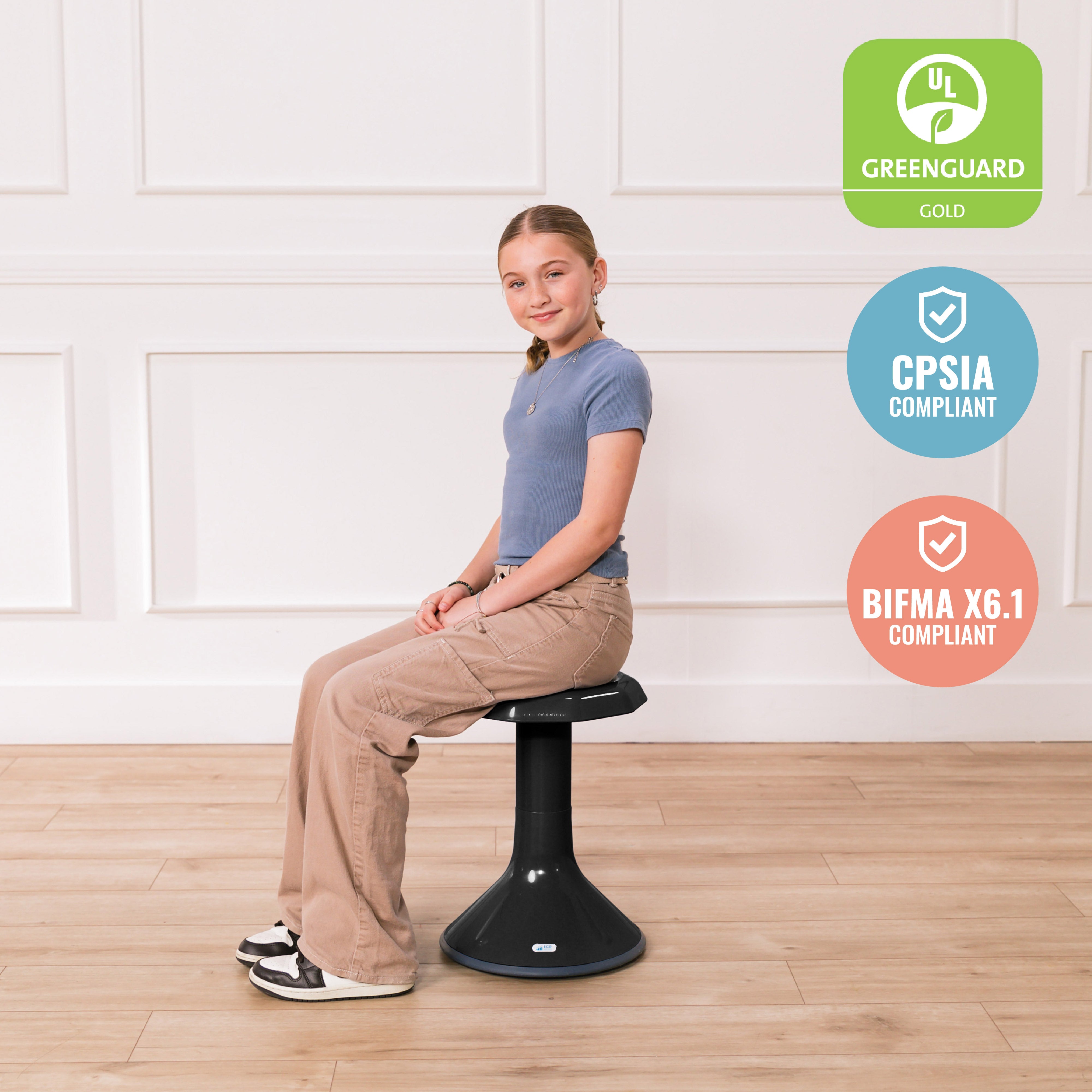 ACE Active Core Engagement Wobble Stool, 18-Inch Seat Height