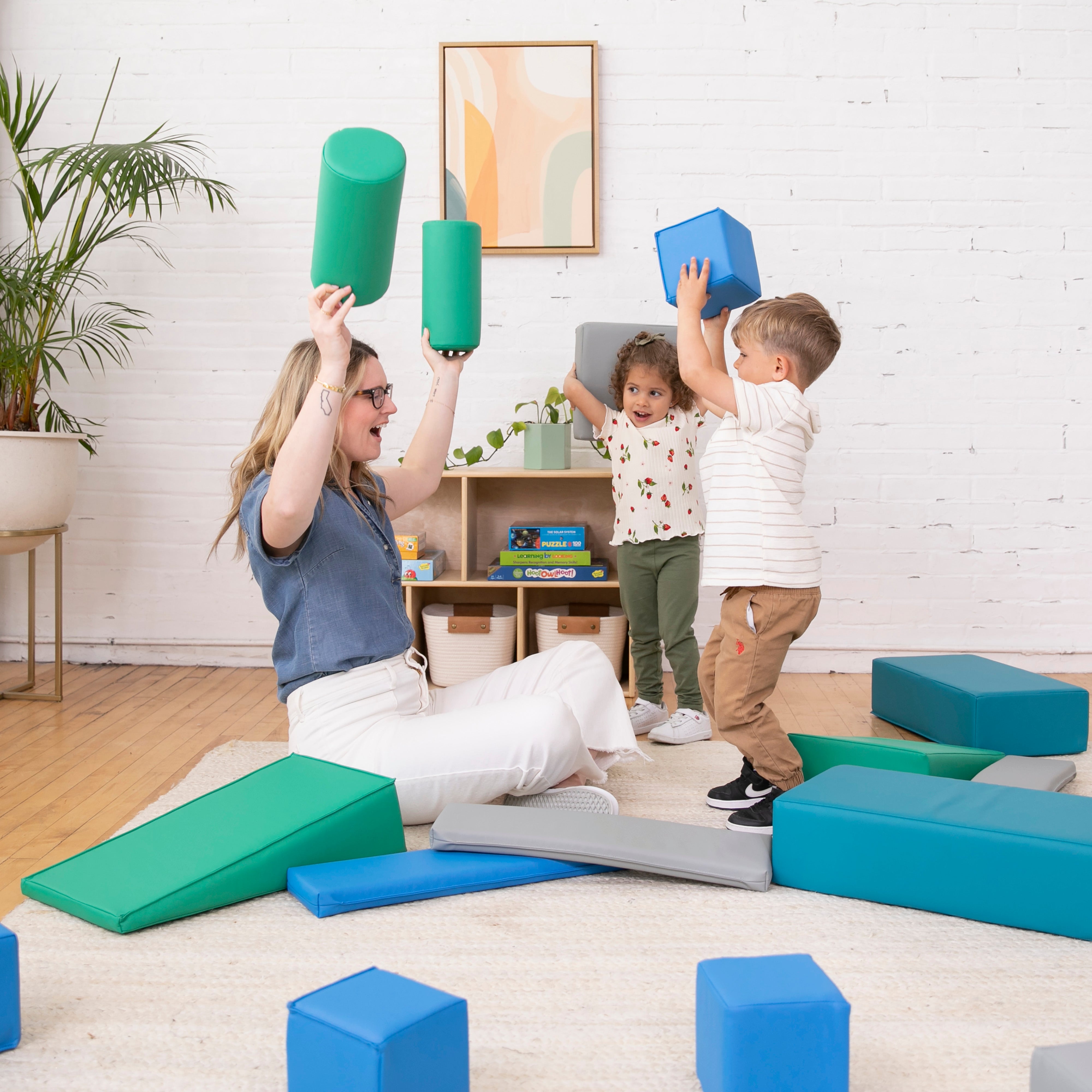 SoftZone Soft Builder Blocks, 16-Piece