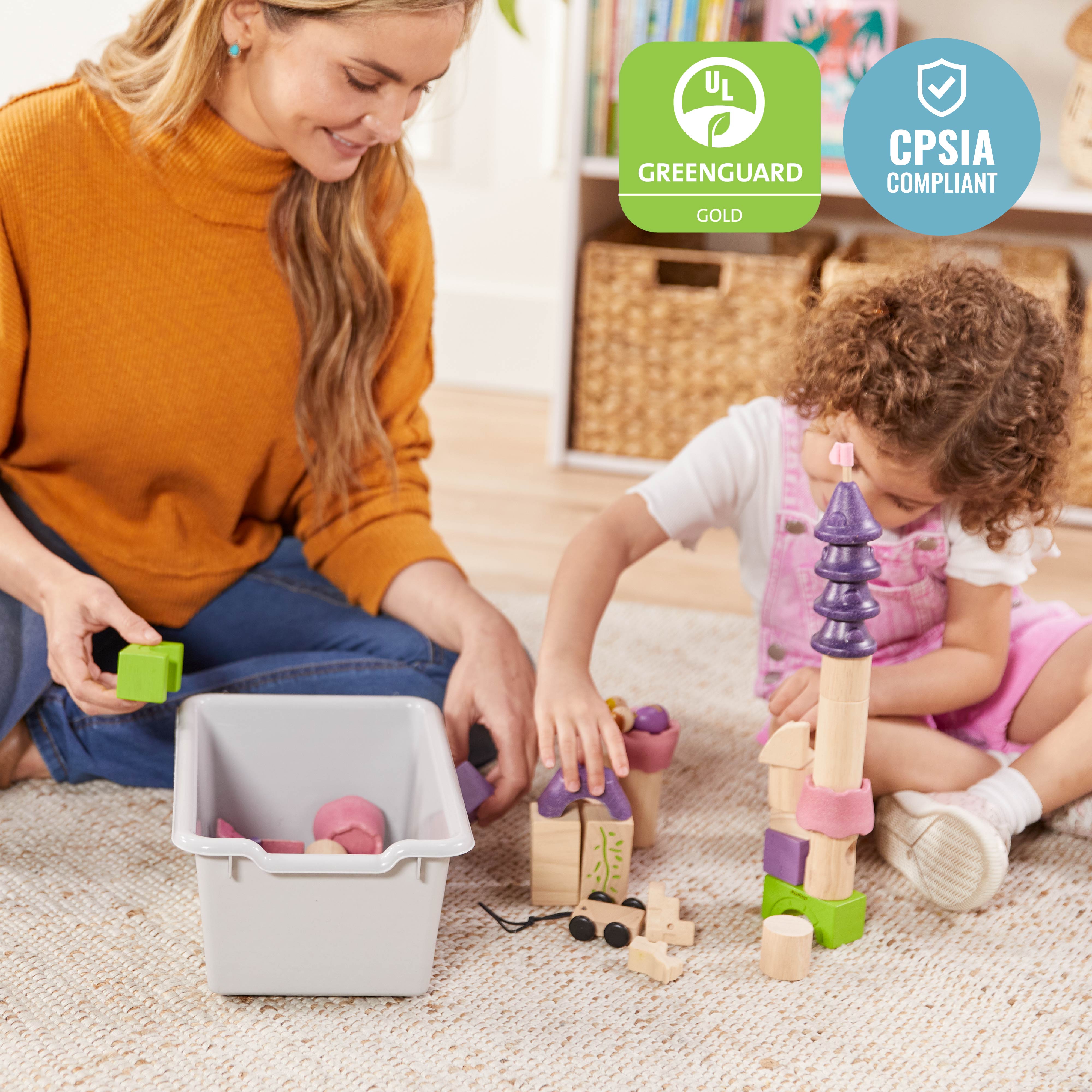 Scoop Front Storage Bins, 10-Piece