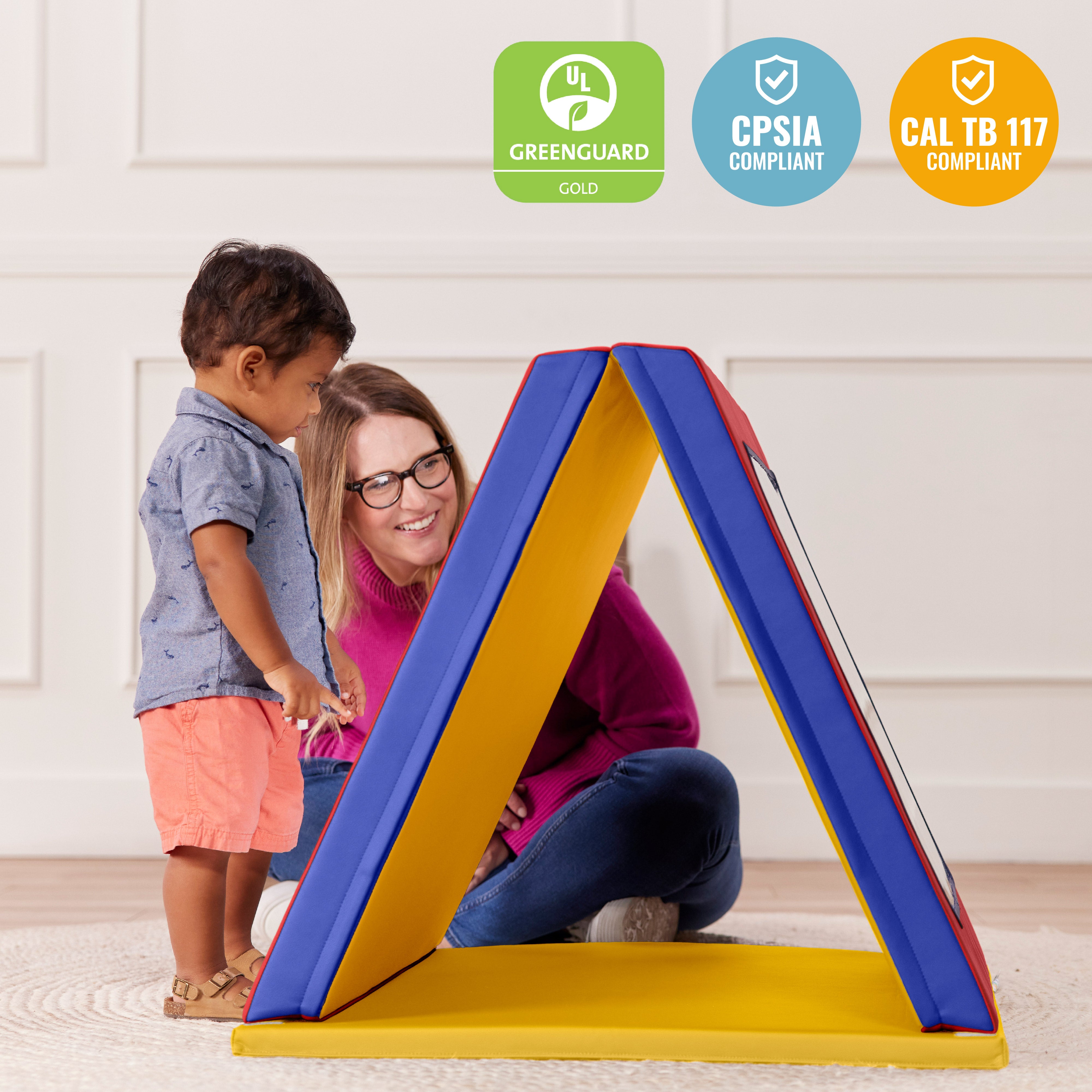 SoftZone Folding Floor Mirror
