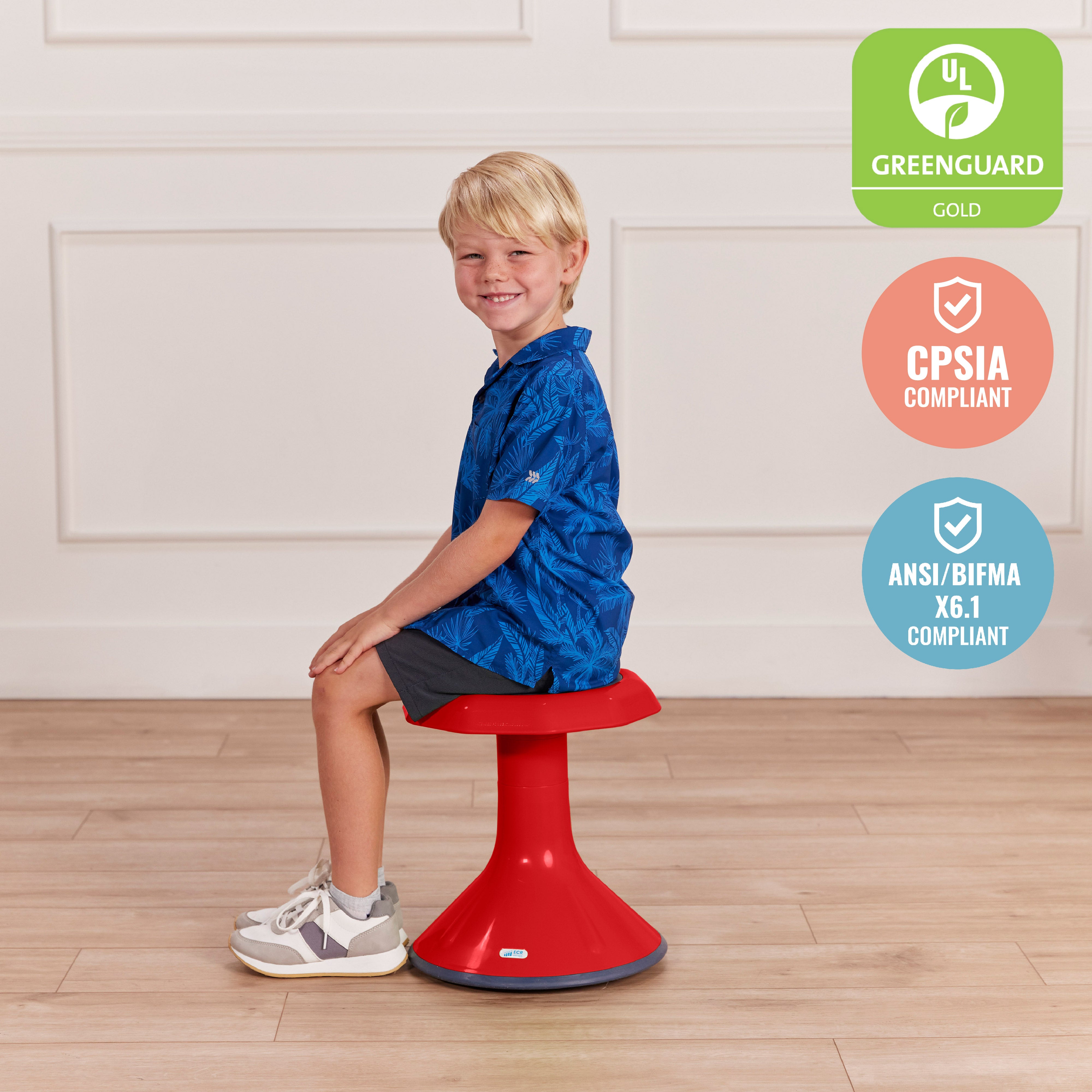ACE Active Core Engagement Wobble Stool, 15-Inch Seat Height