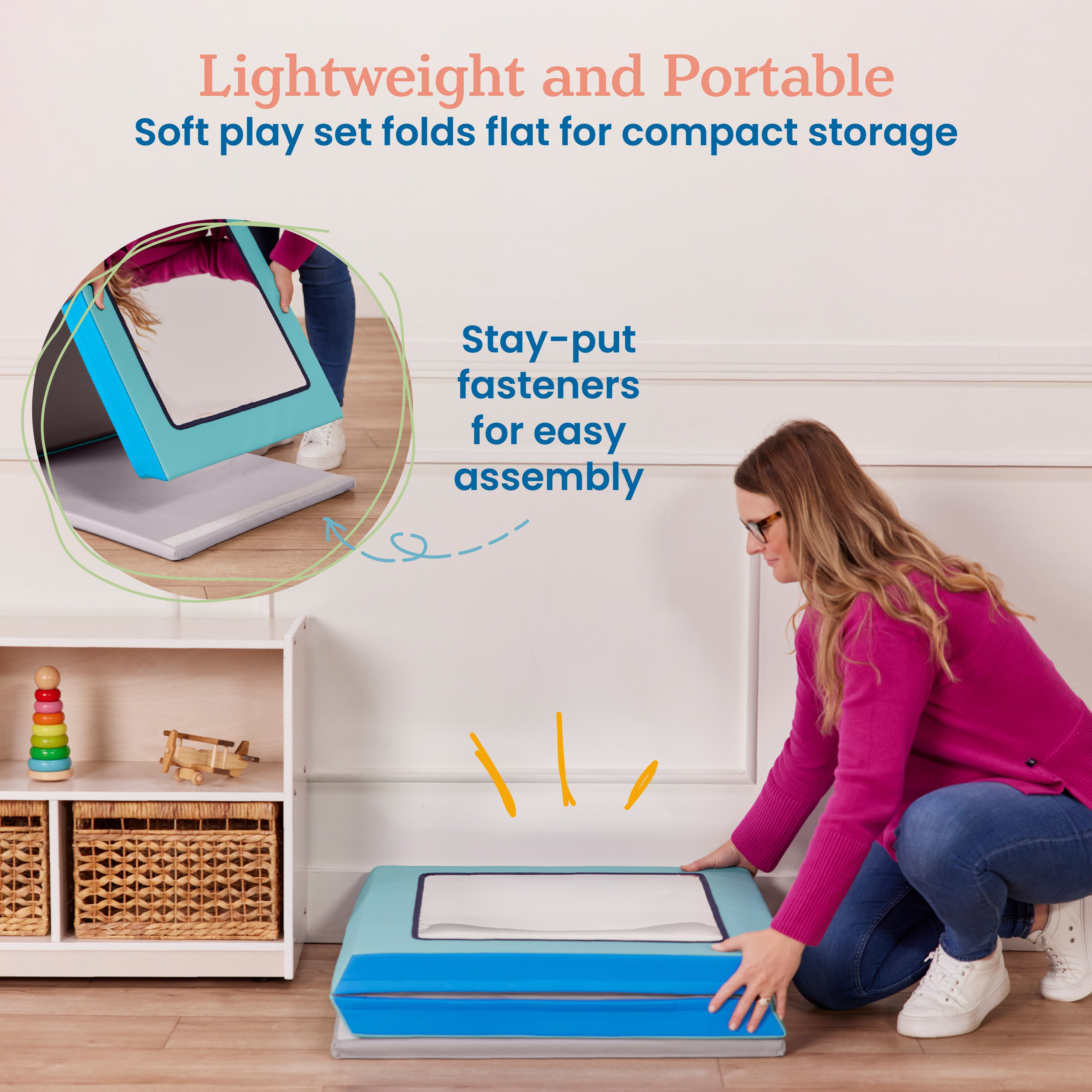 Folding Floor Mirror