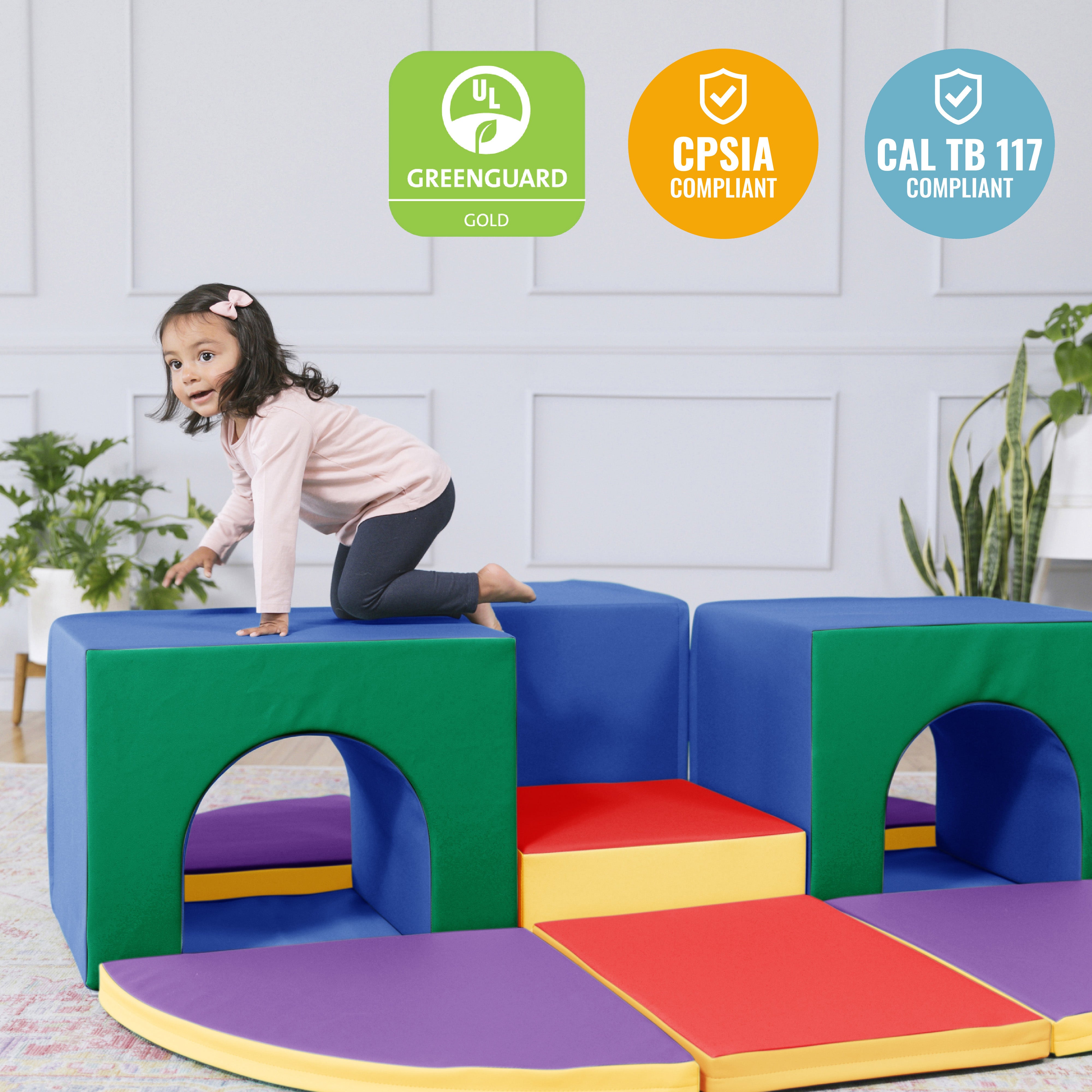 Triple Tunnel Maze 360 Climber, 9-Piece