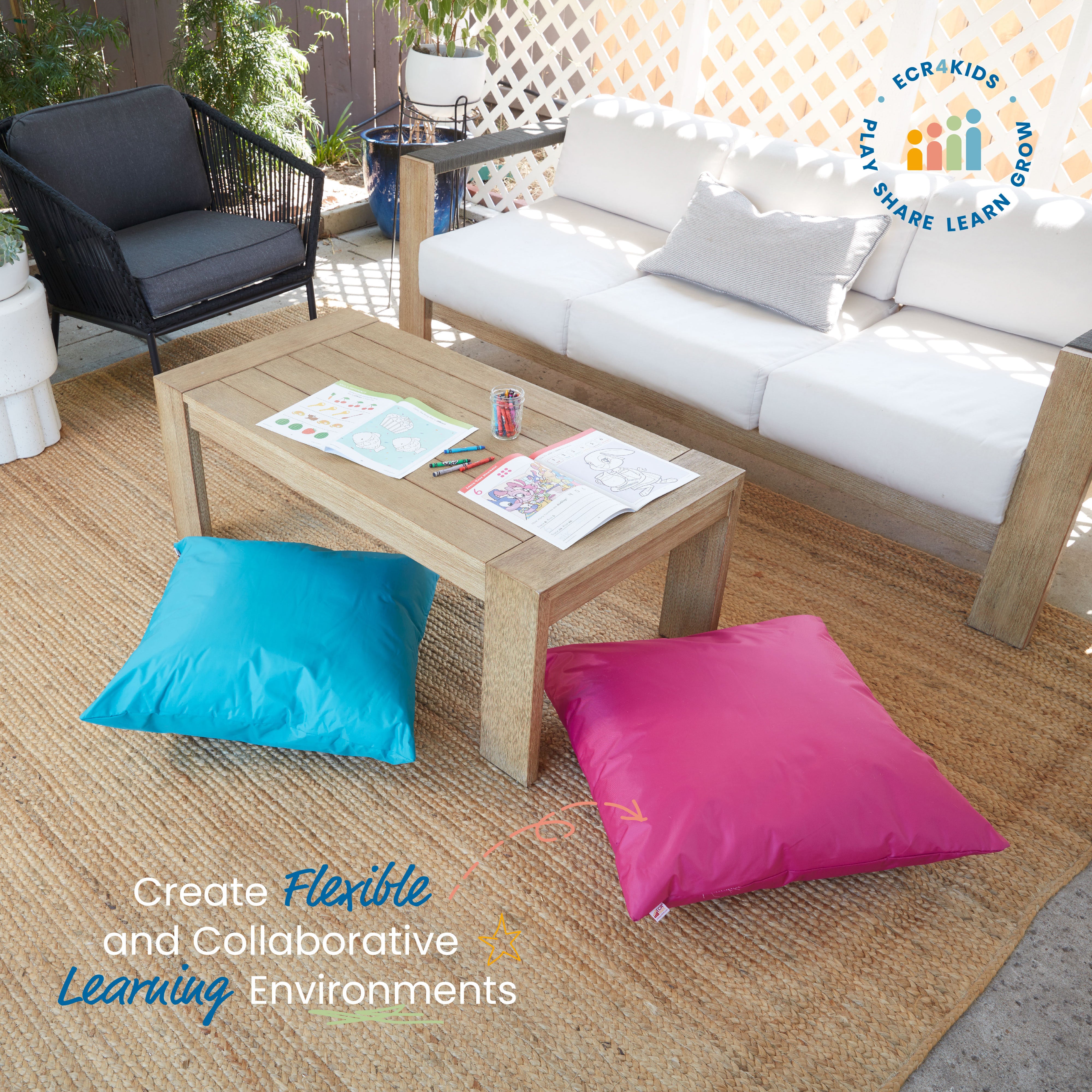 Jumbo Floor Pillow, 27in