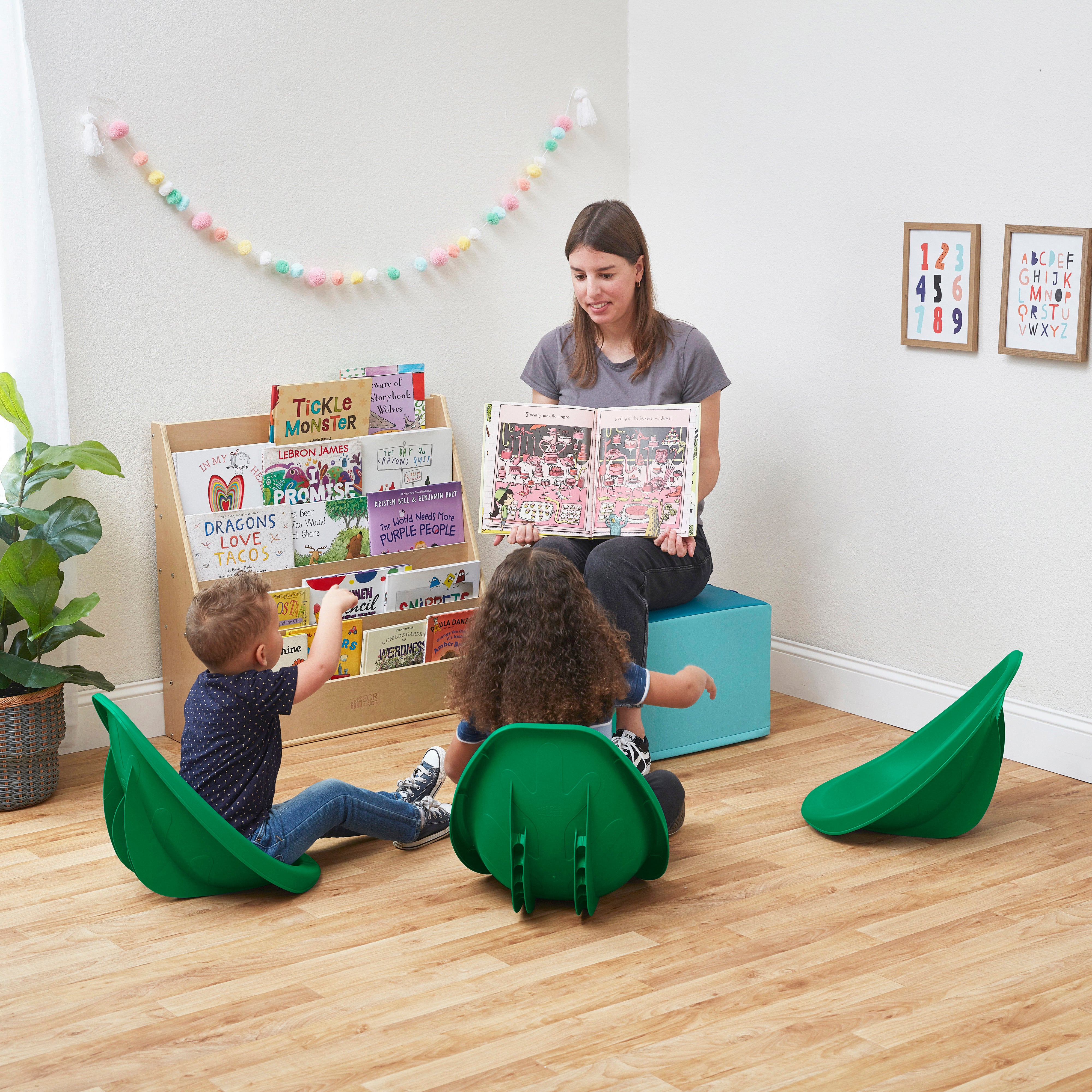Leaf Scoop Floor Seat, 6-Piece