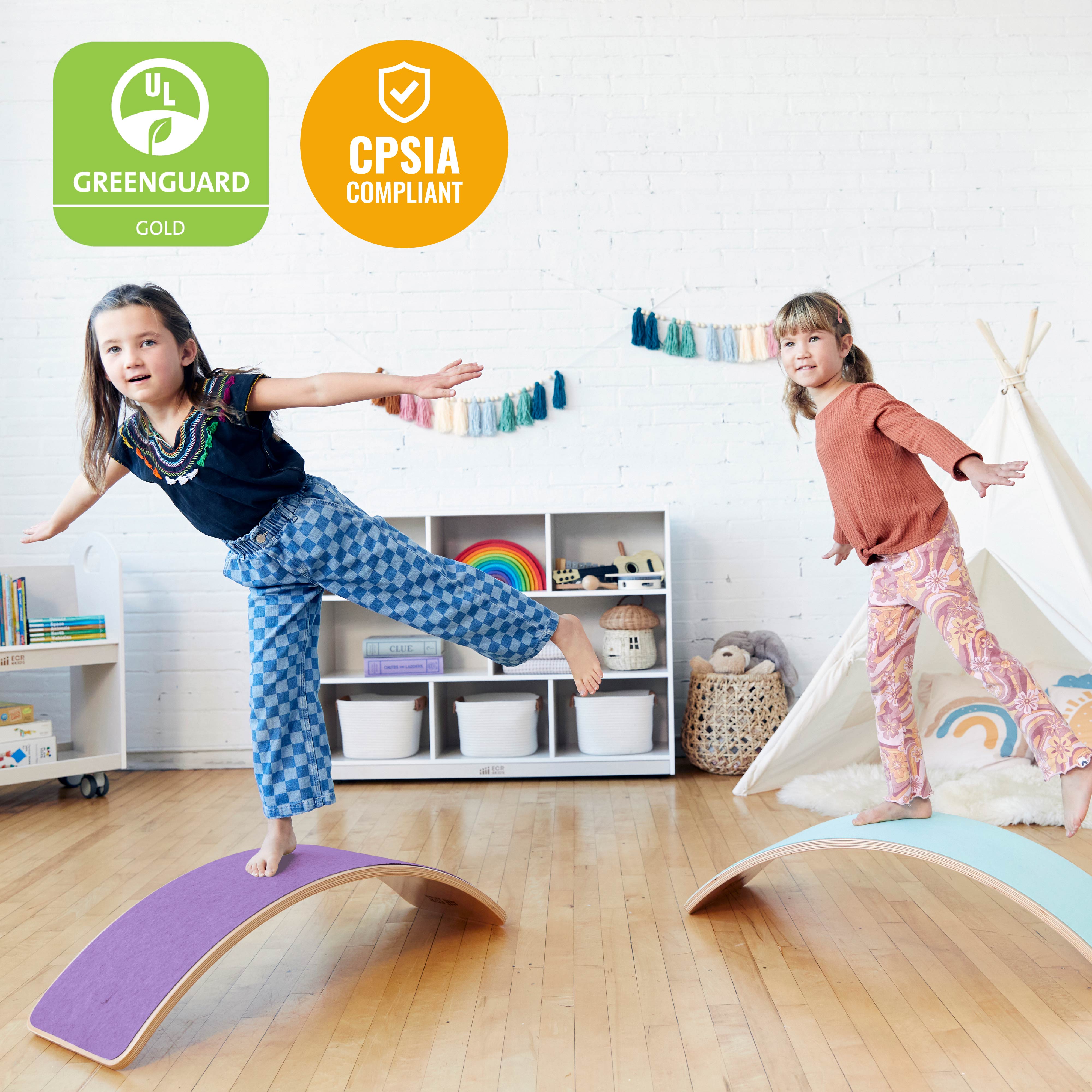 Balance Board with Felt Base