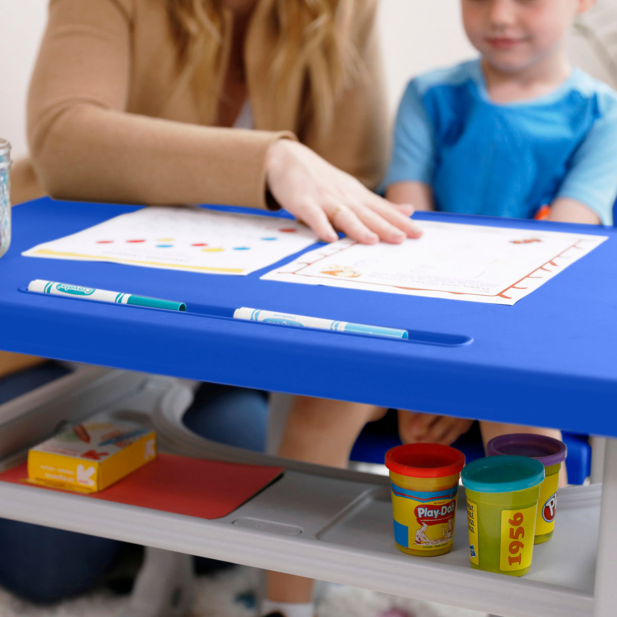 Toddler Plus Desk and Chair Set, 2-Piece