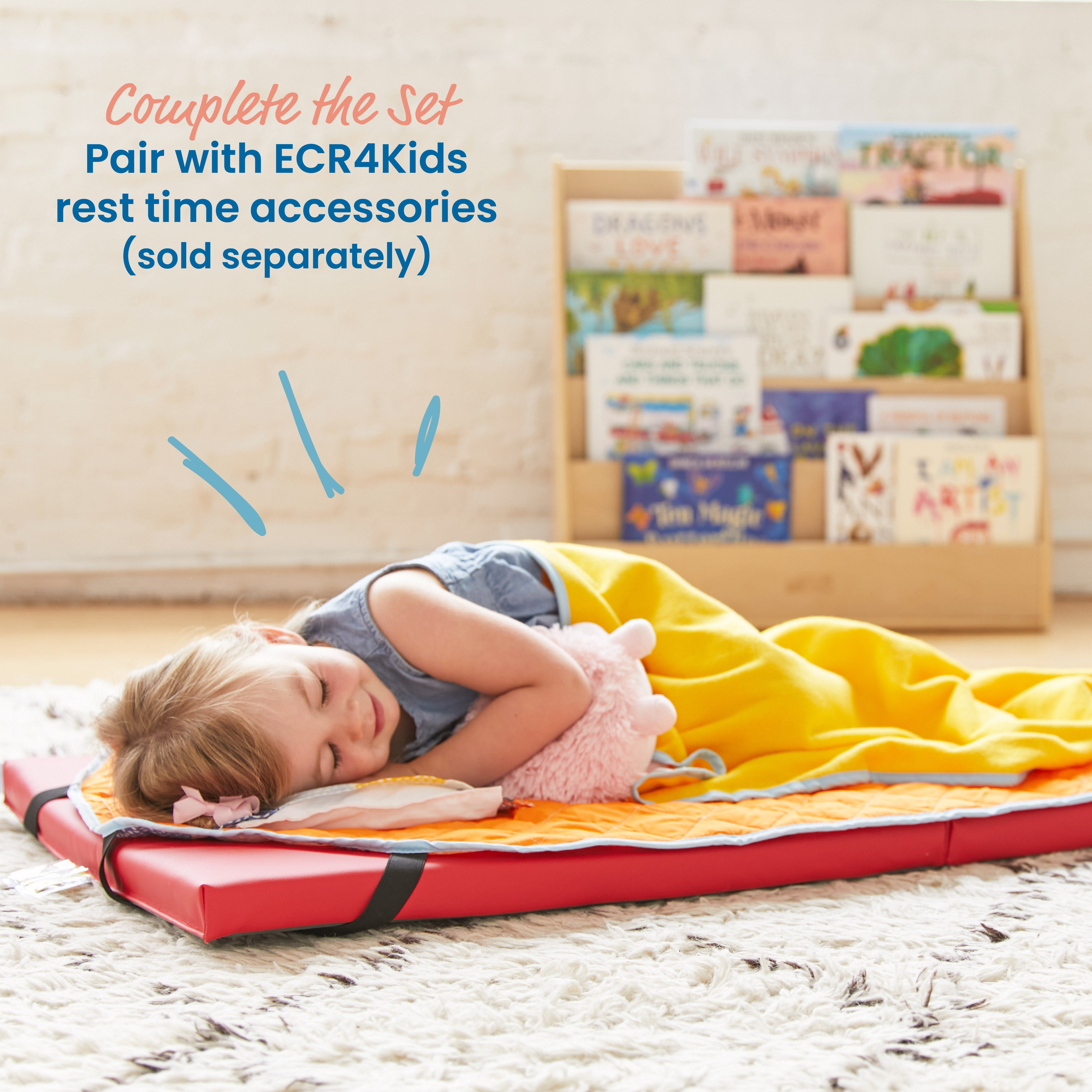 Folding Rainbow Rest Mats, 5-Piece