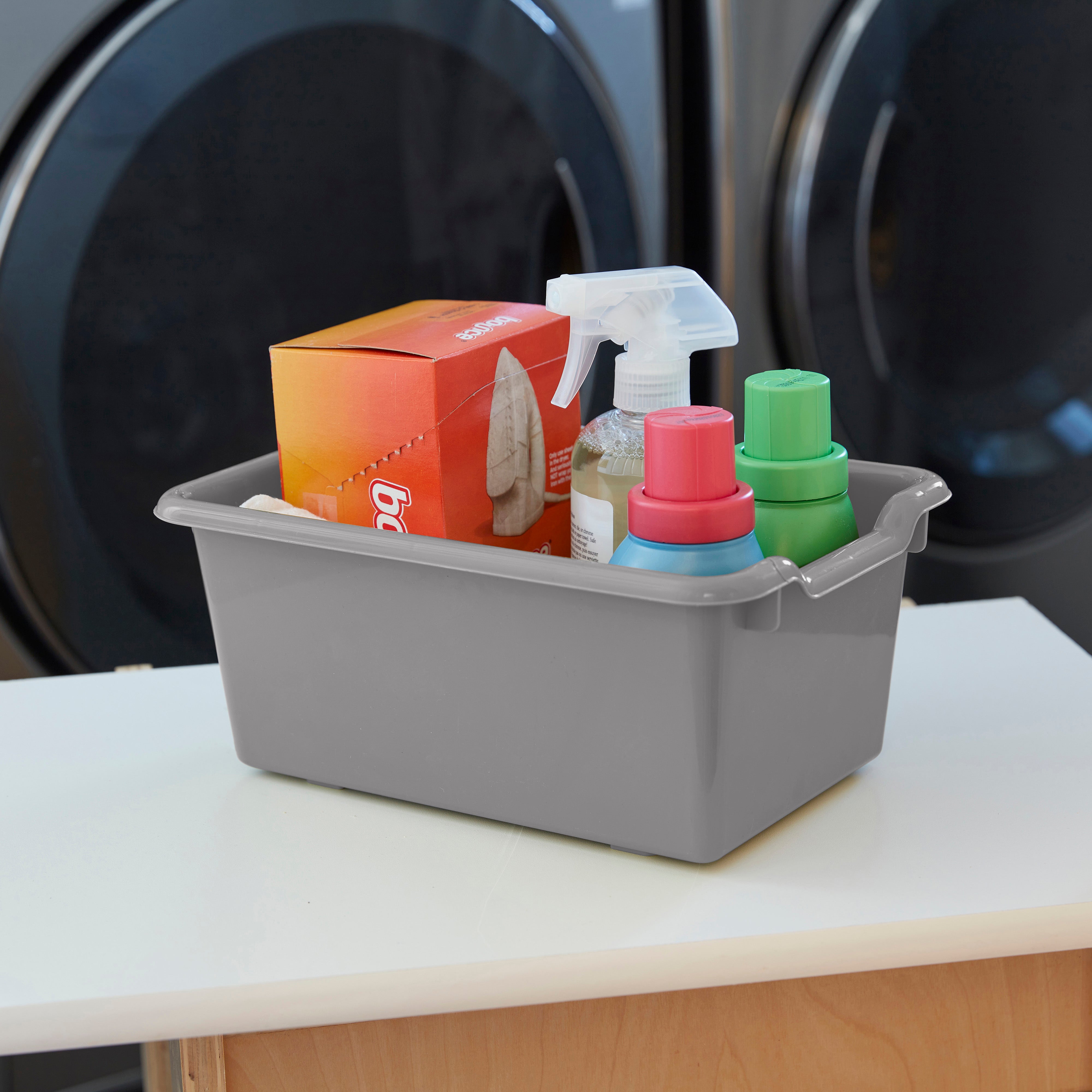 Scoop Front Storage Bins, Multipurpose Organization, 30-Pack