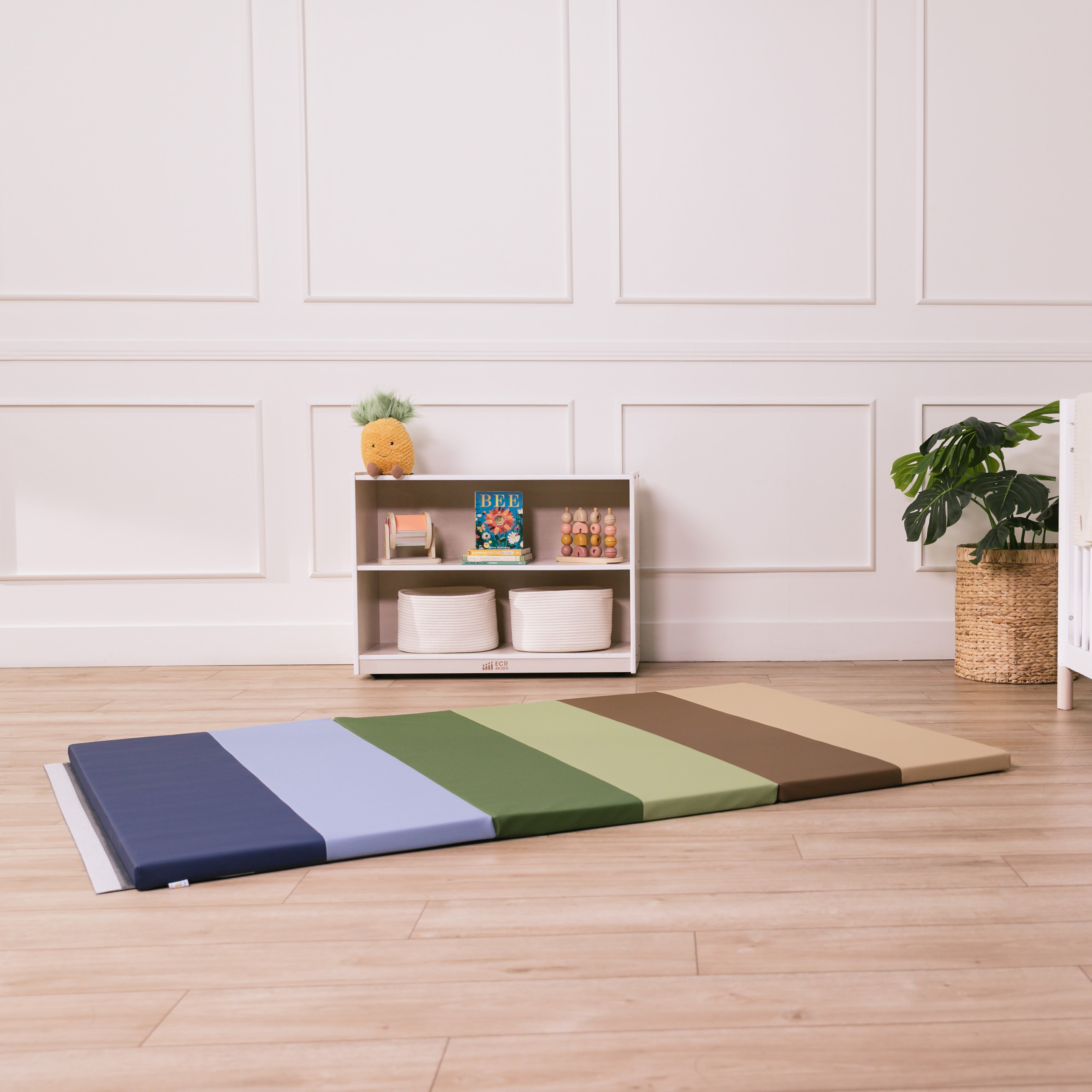 6-Section Rainbow Runway Activity Mat