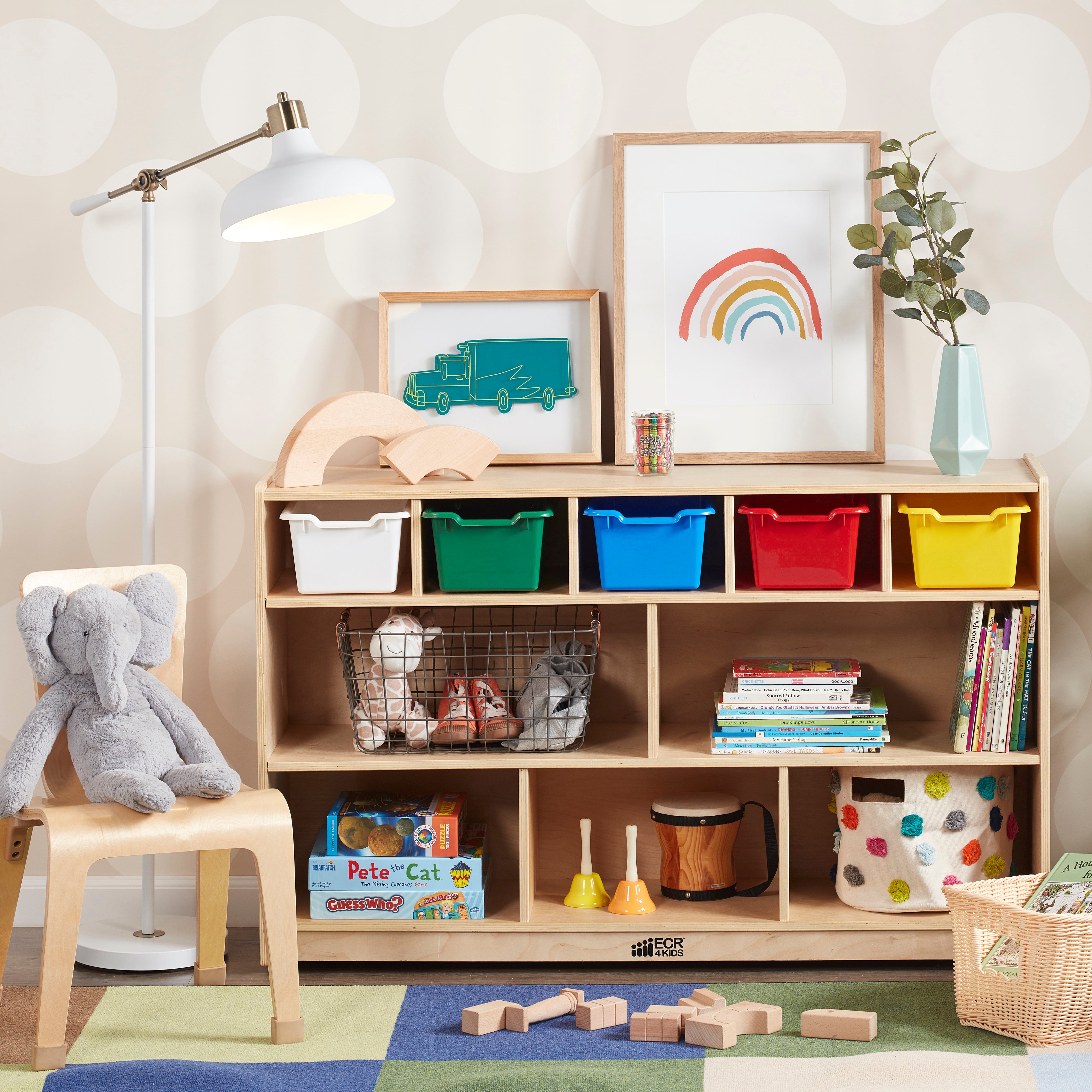 Scoop Front Storage Bin, 5-Piece