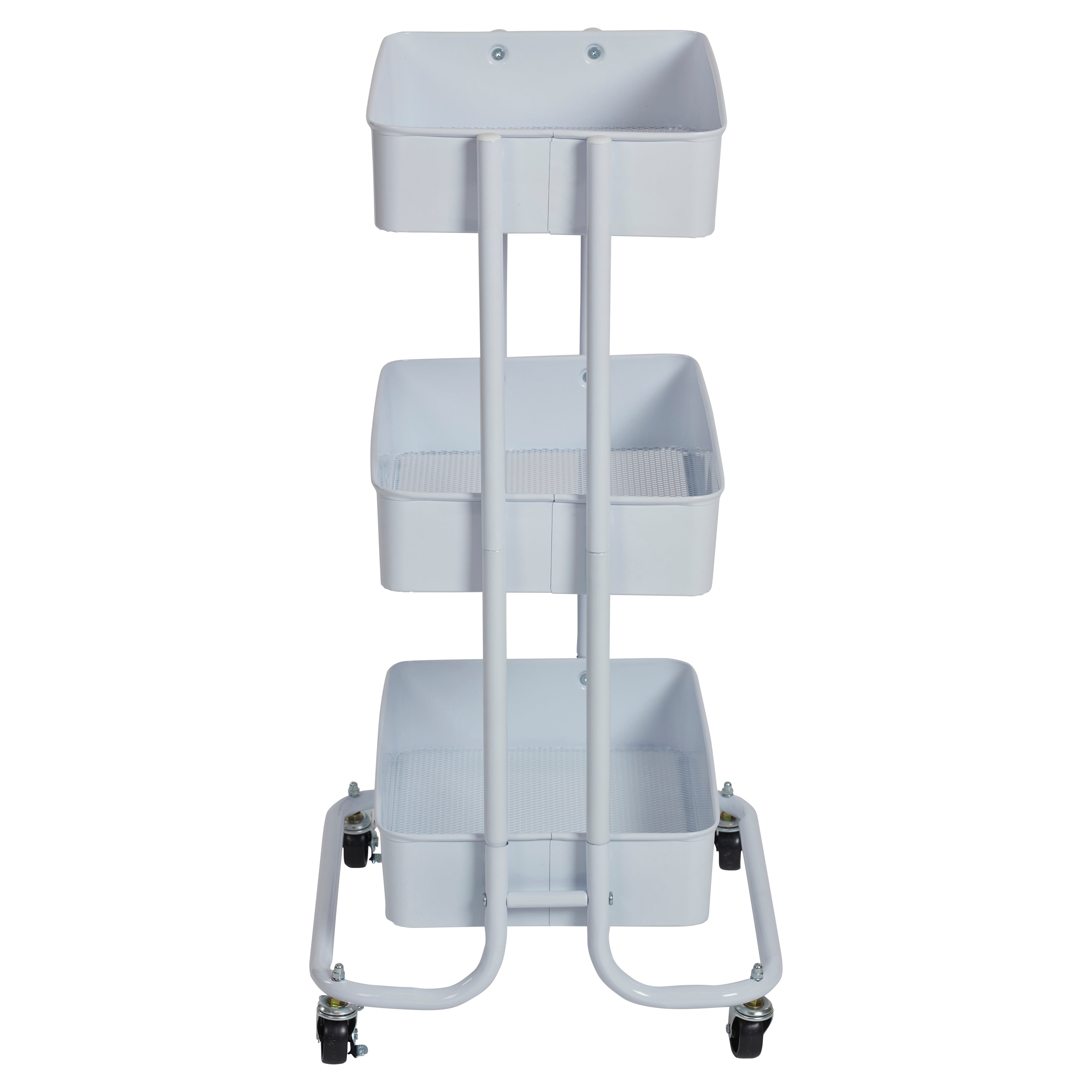 3-Tier Metal Rolling Utility Cart