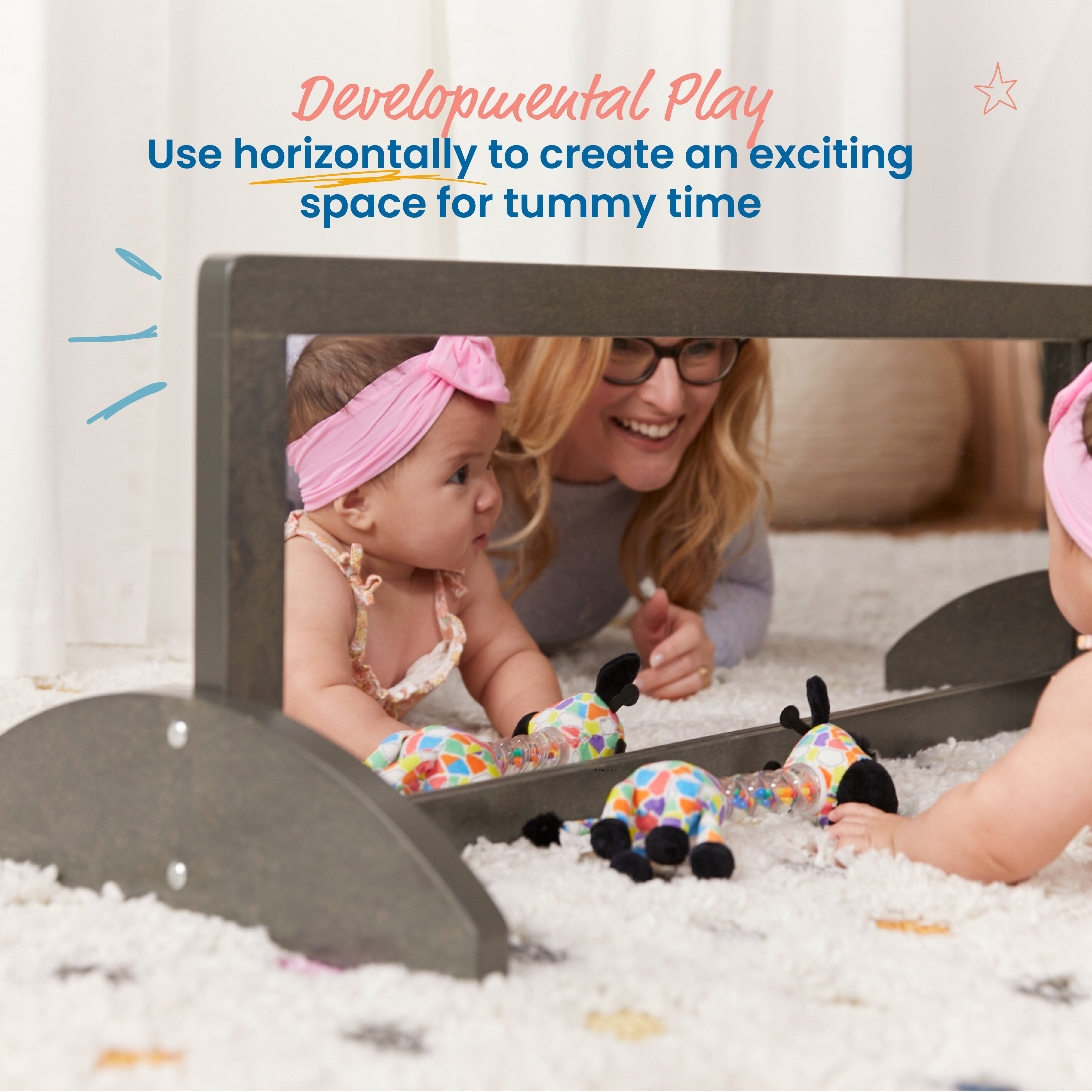 Toddler Single-Sided Bi-Directional Mirror