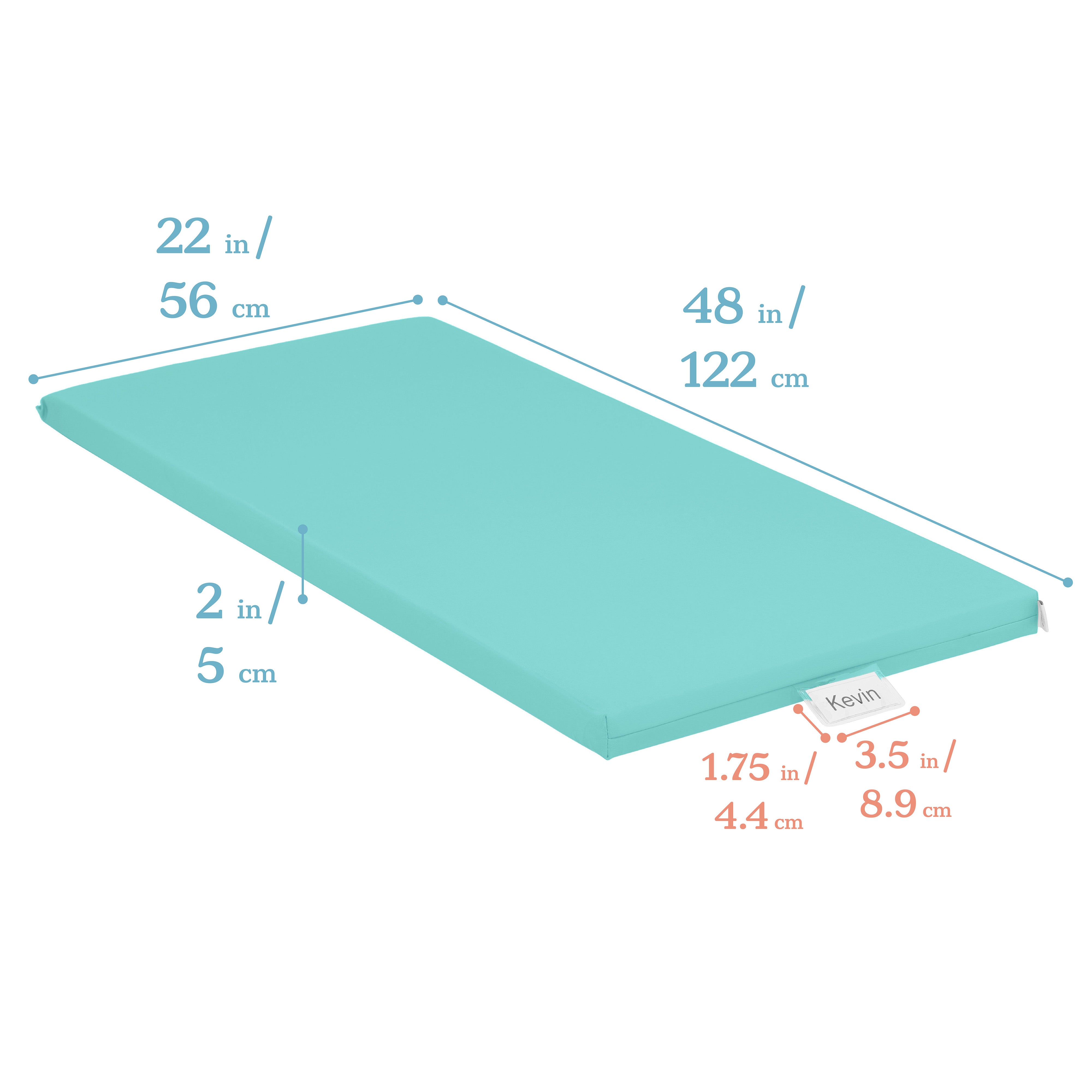 Rainbow Rest Mat with Name Tag, 5-Piece