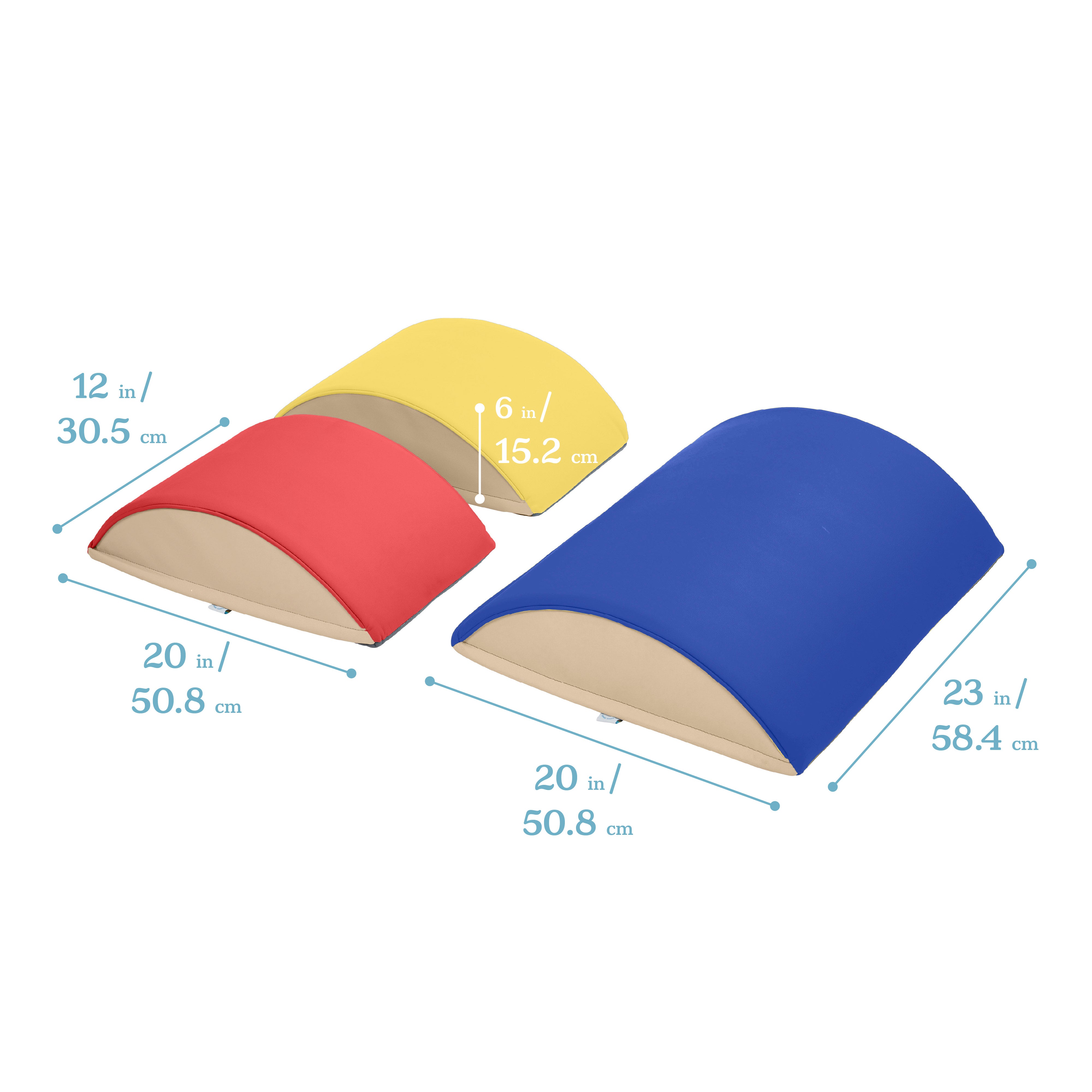 Colorful Log Climber Set, 3-Piece