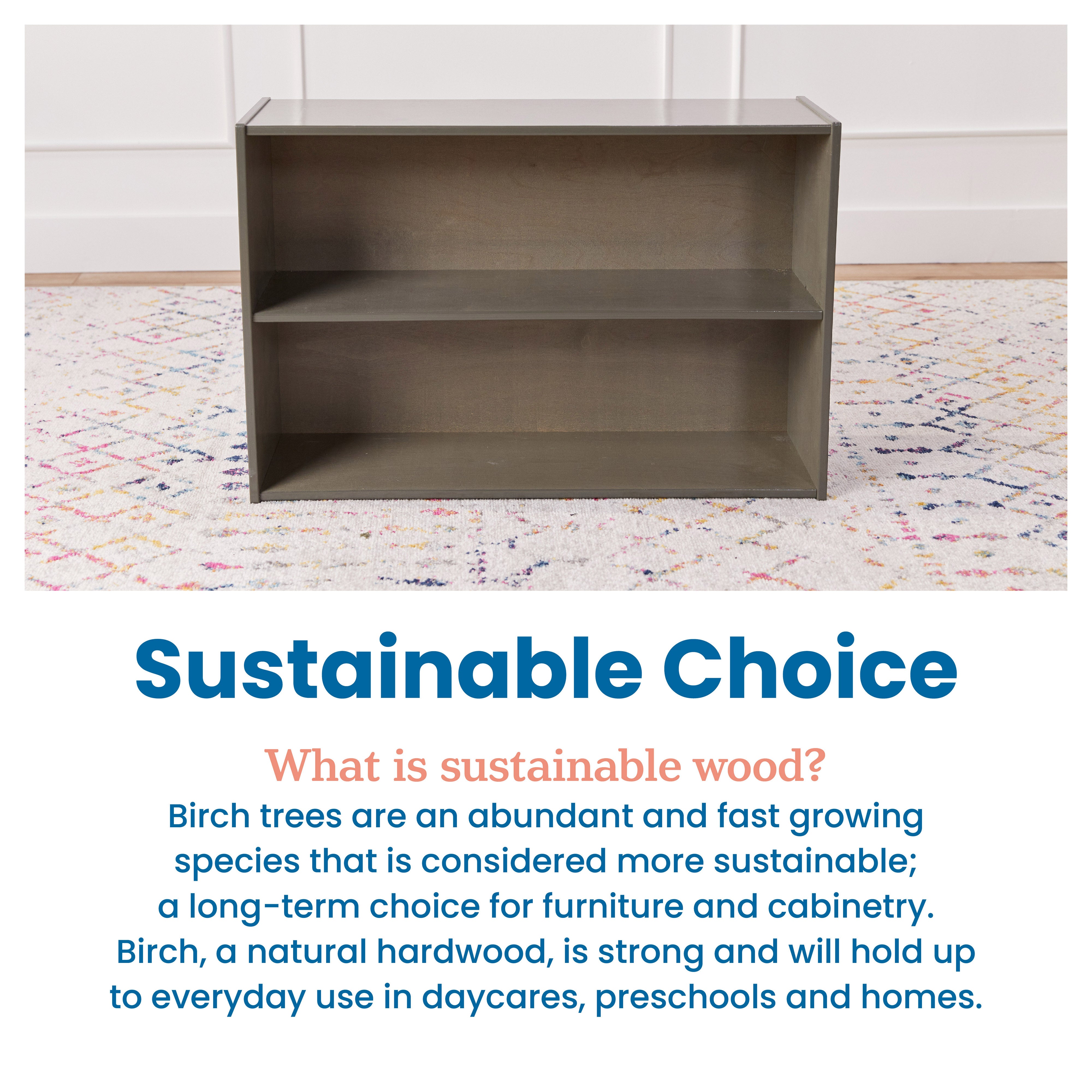 Streamline 2-Shelf Storage Cabinet, 24in