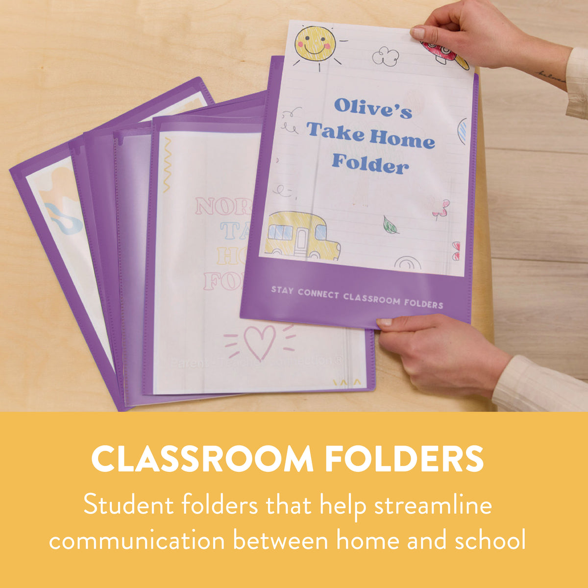 Stay Connect Classroom Folders, 36-Piece
