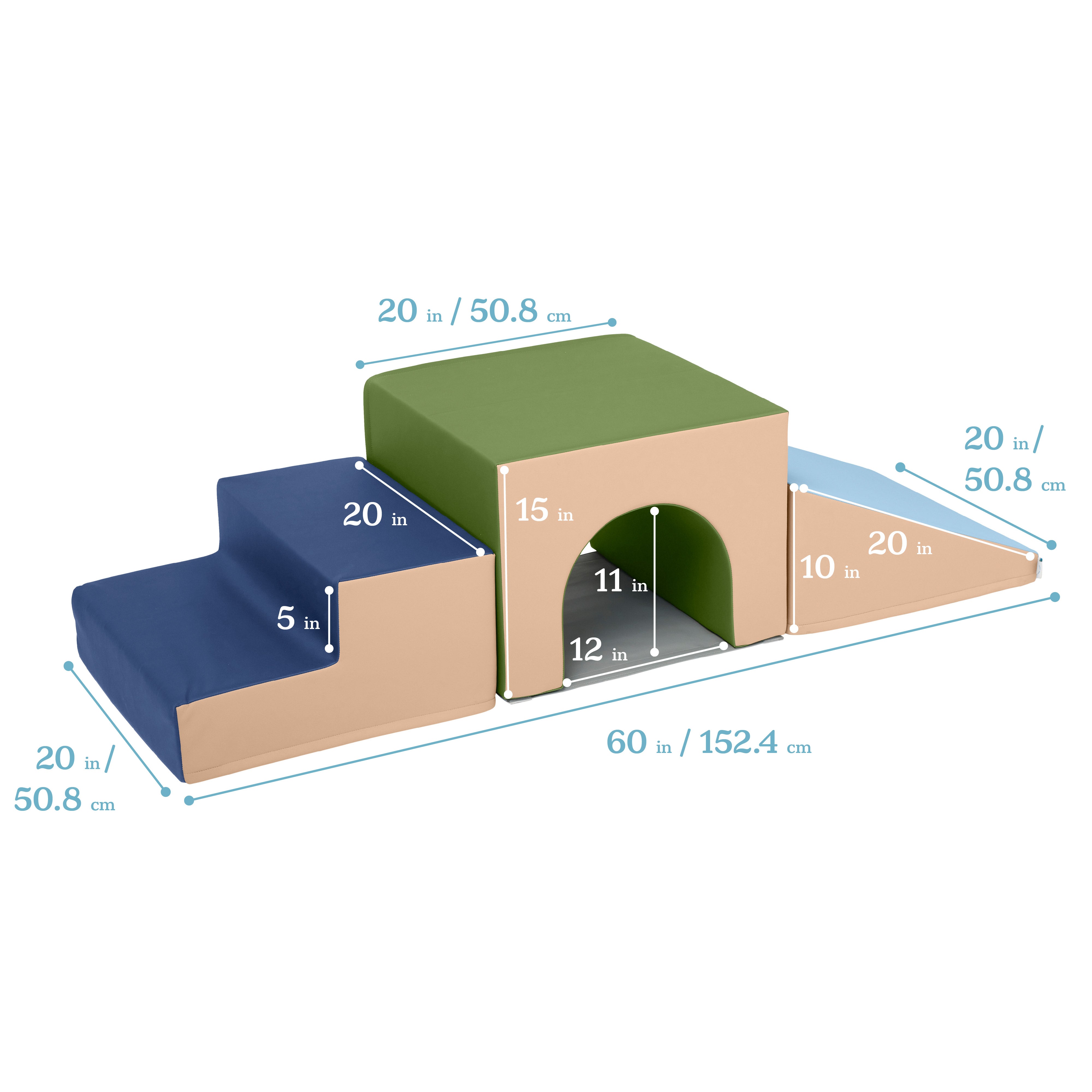SoftZone Single Tunnel Climber, 3-Piece