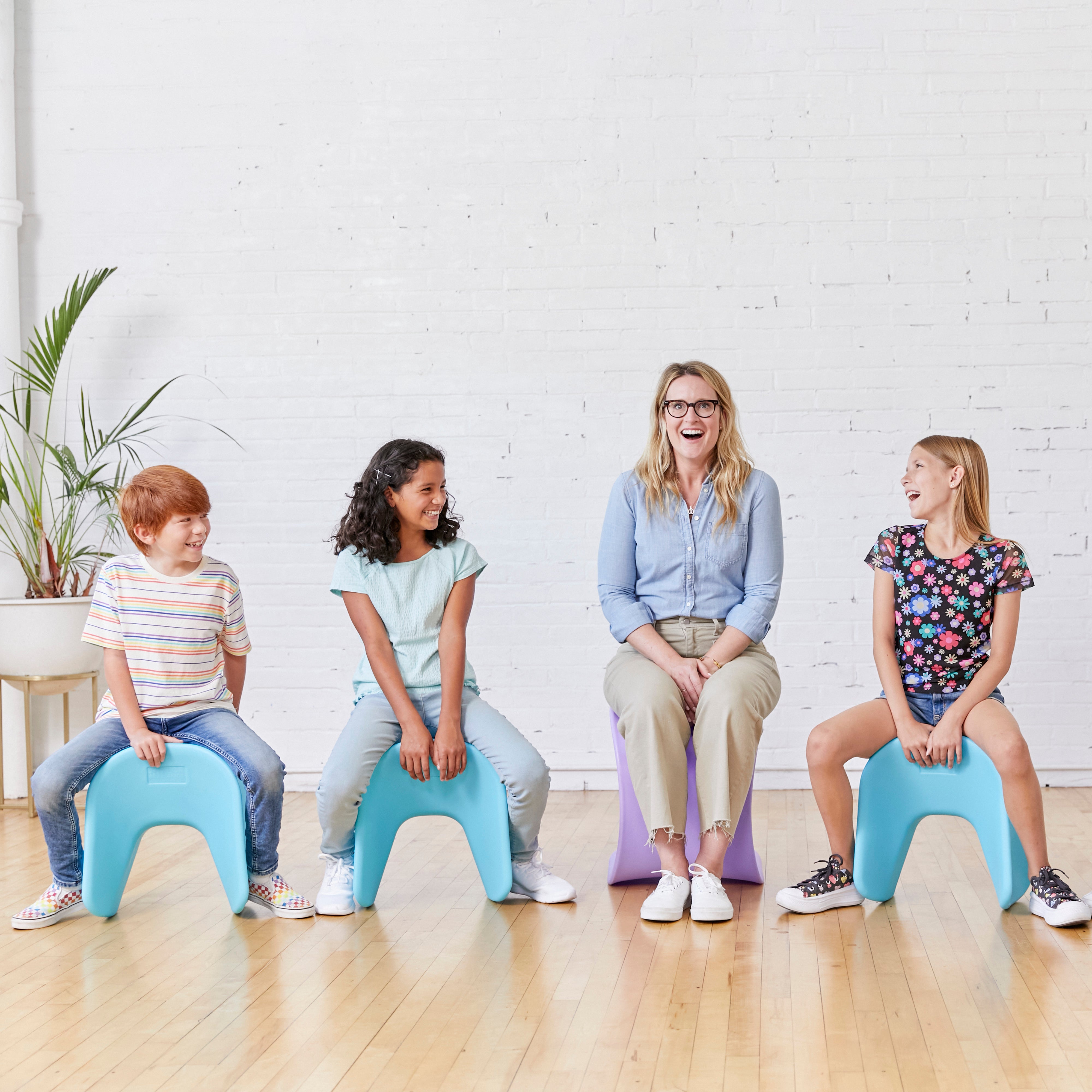 Wave Seat, 14in - 15.1in Seat Height, 2-Pack