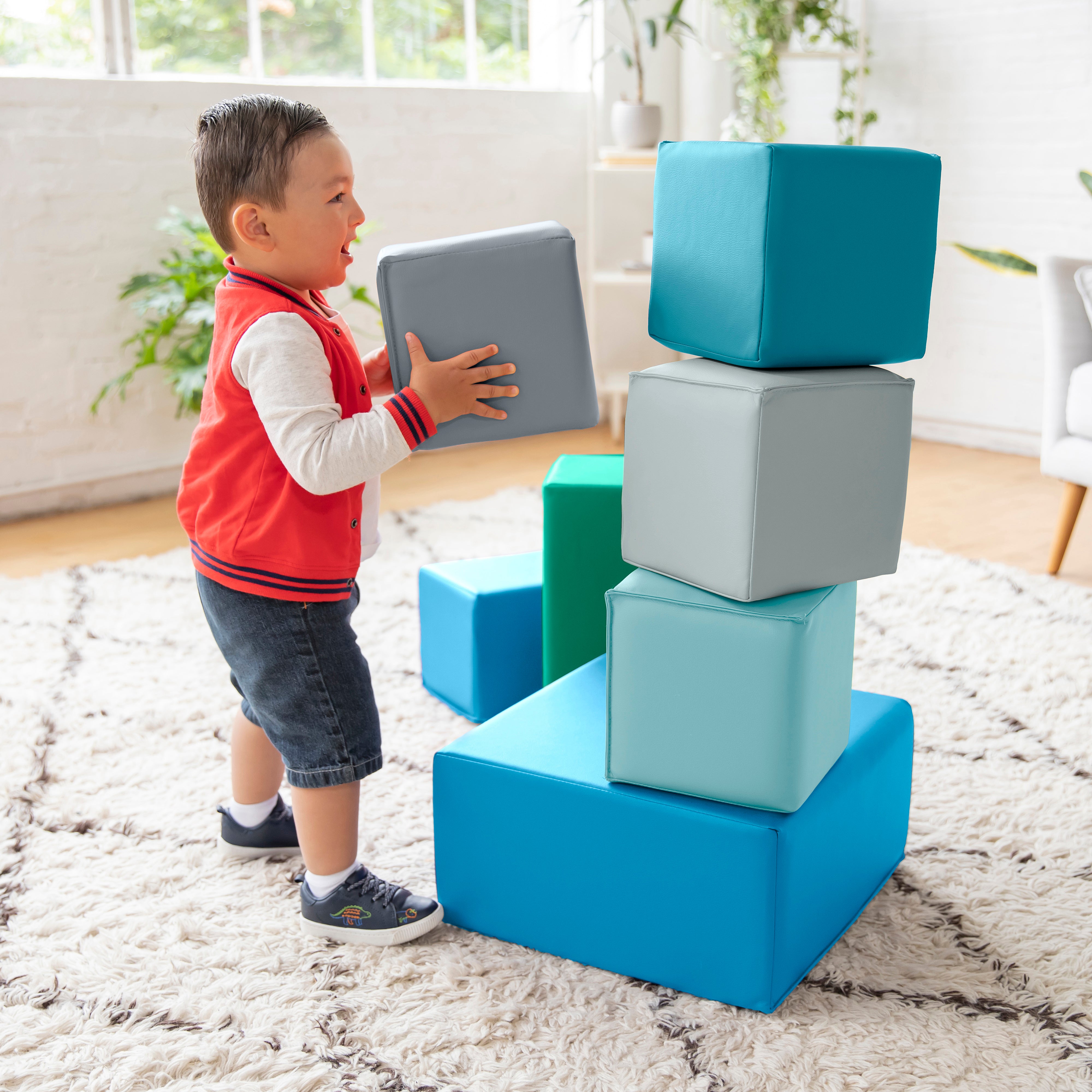 Big Foam Building Blocks, 7-Piece