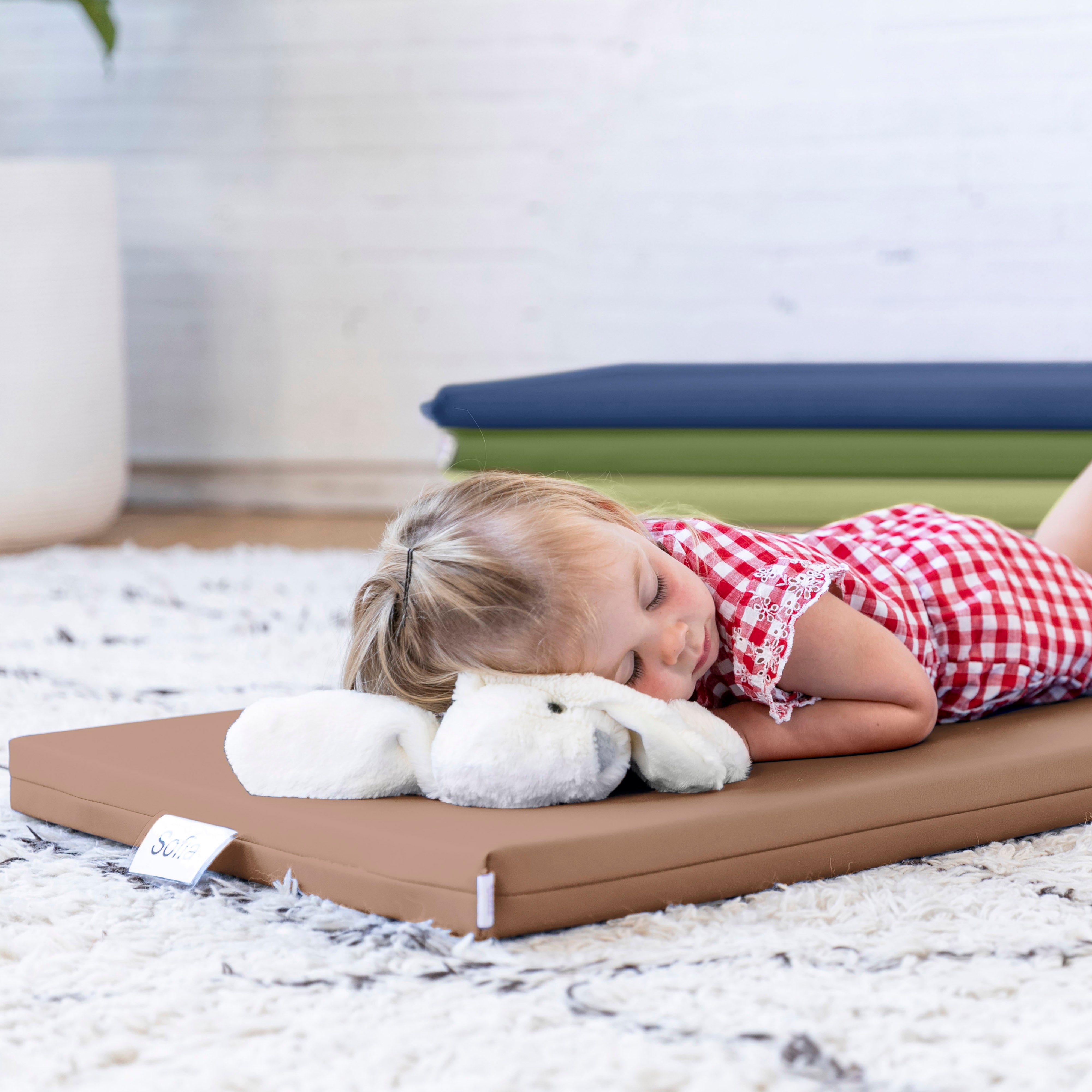 Rainbow Rest Mat with Name Tag, 5-Piece