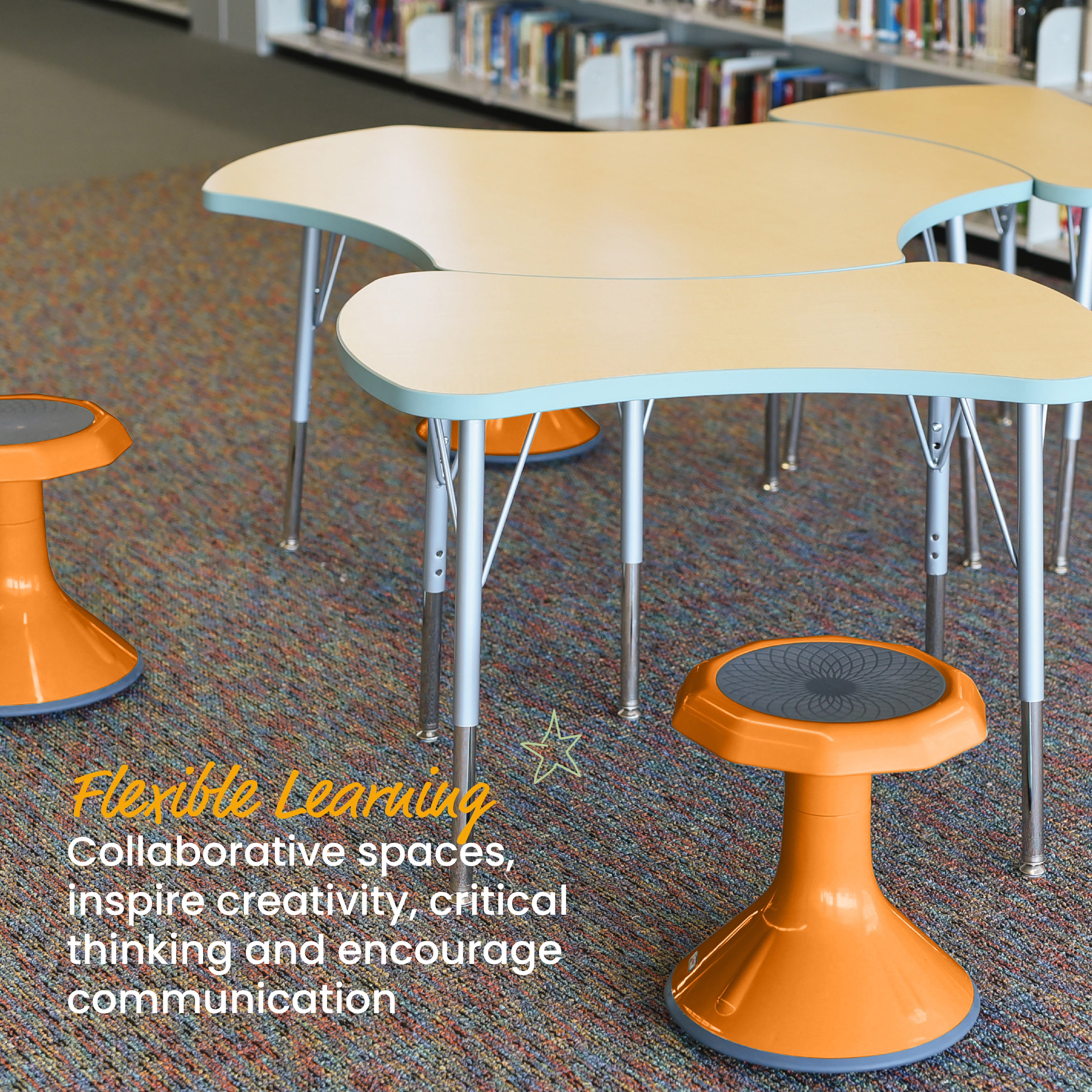 ACE Active Core Engagement Wobble Stool, 15-Inch Seat Height