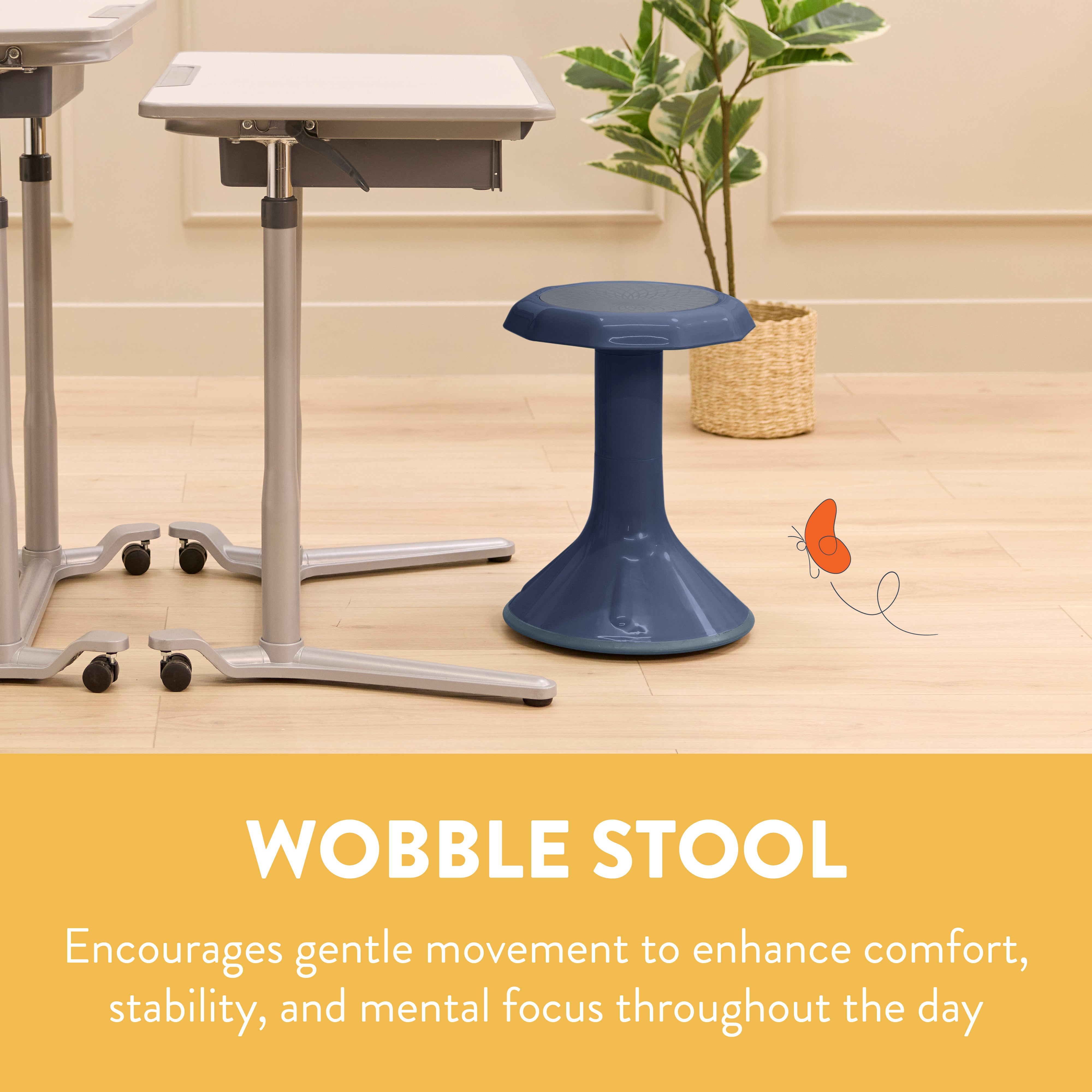 Wobble Sensory Stool, 18in Seat Height