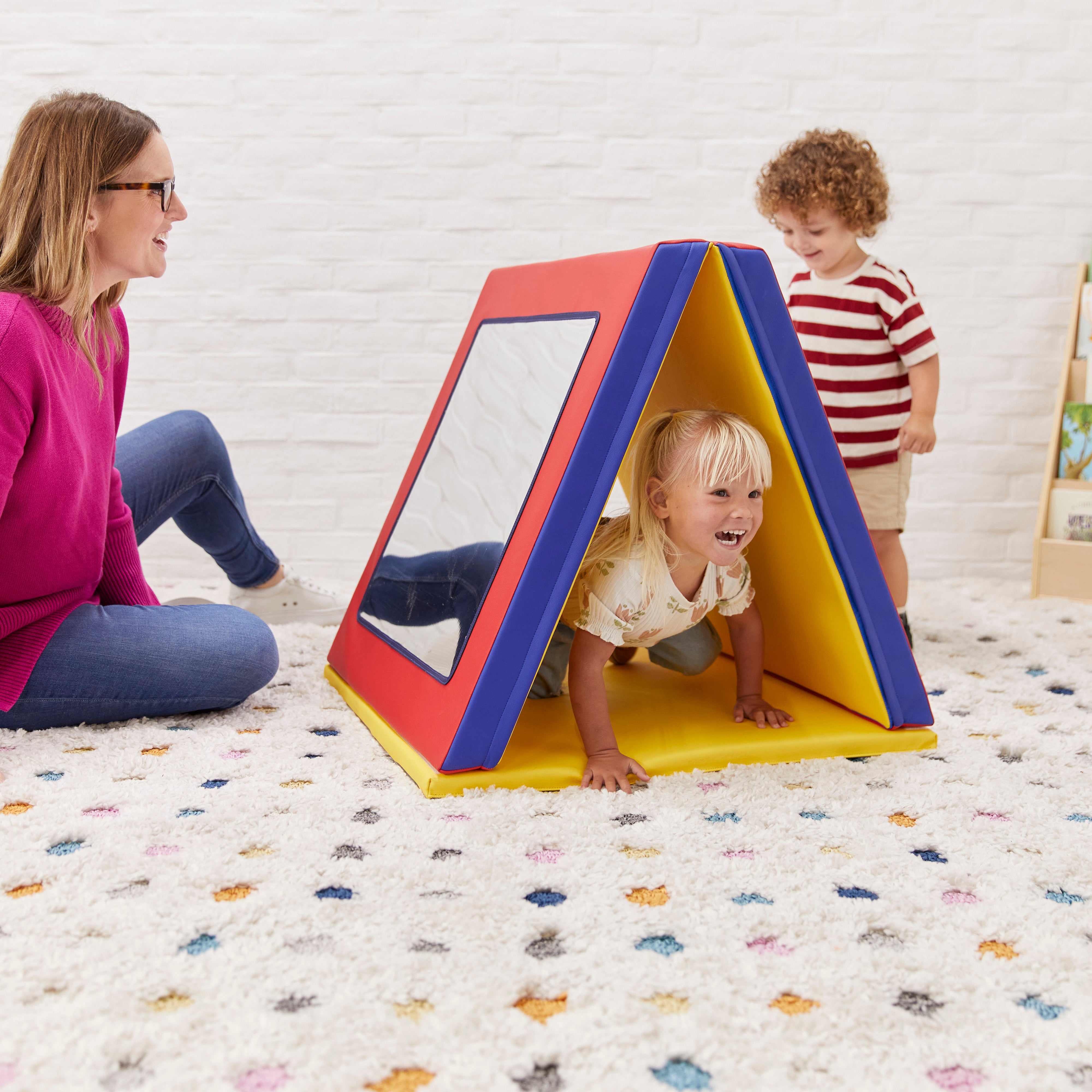 Folding Floor Mirror