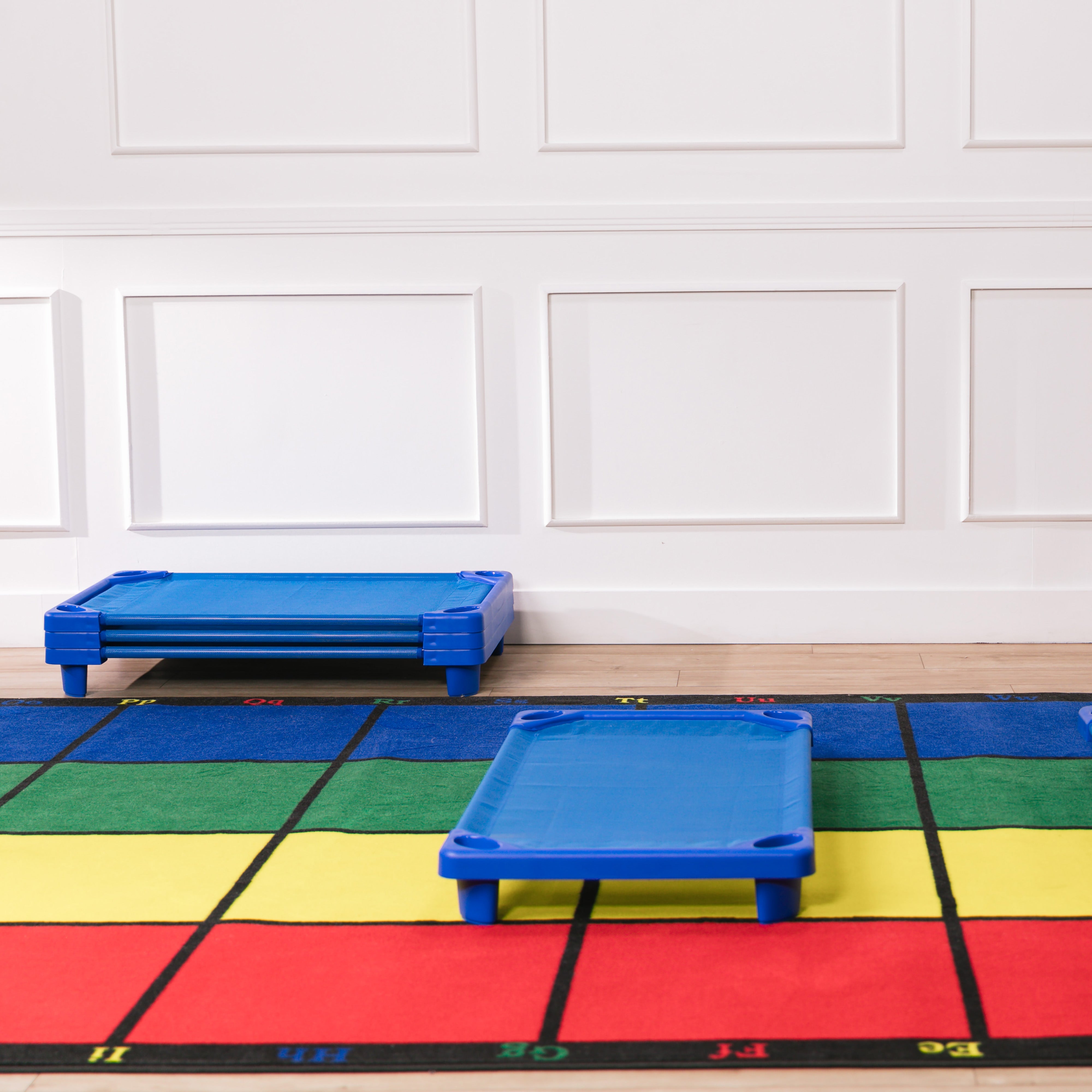 Streamline Cot, Assembled, Toddler Size, 6-Pack