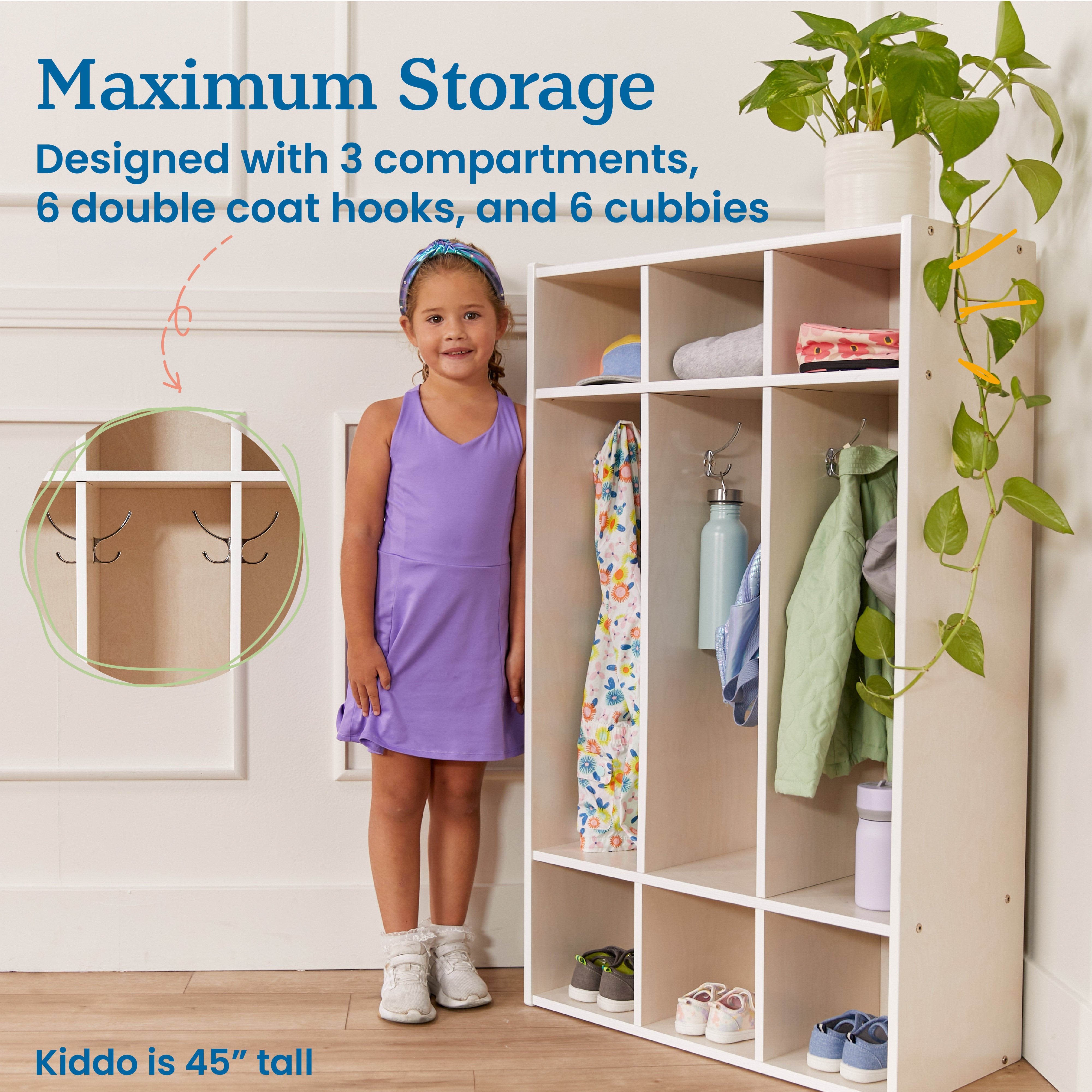 Streamline 3-Section Coat Locker