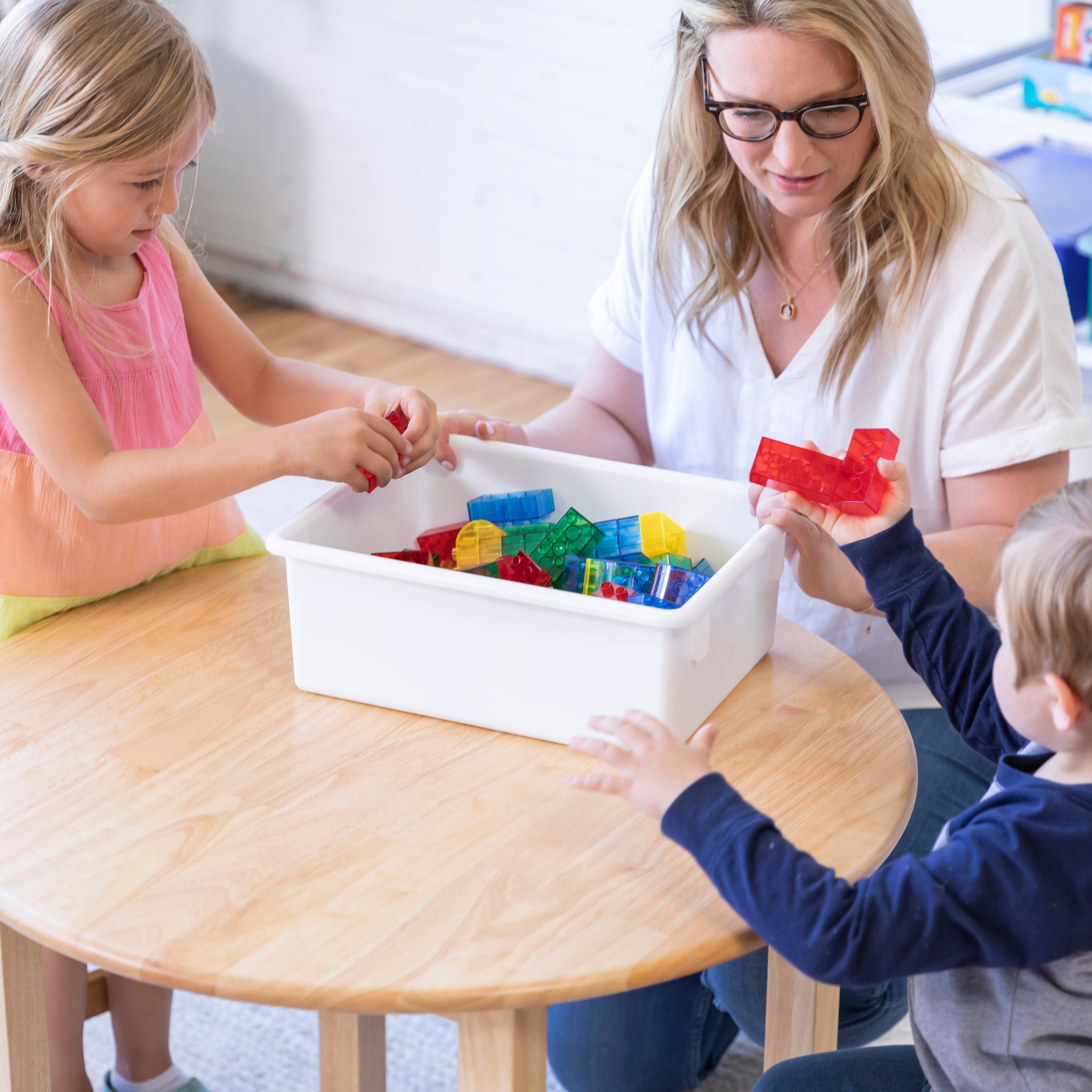 Letter Size Deep Tray with Lid, 10-Piece