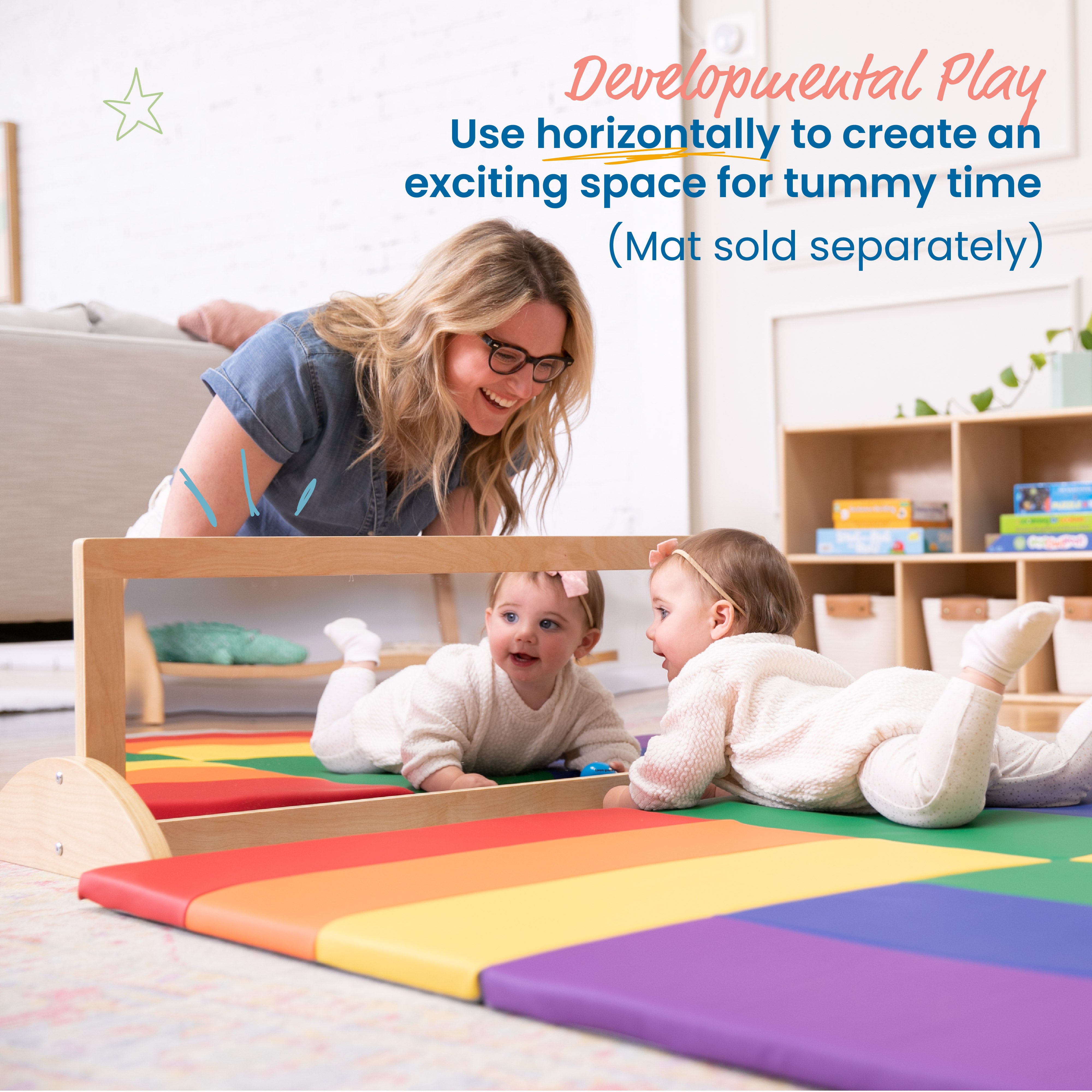 Toddler Single-Sided Bi-Directional Mirror