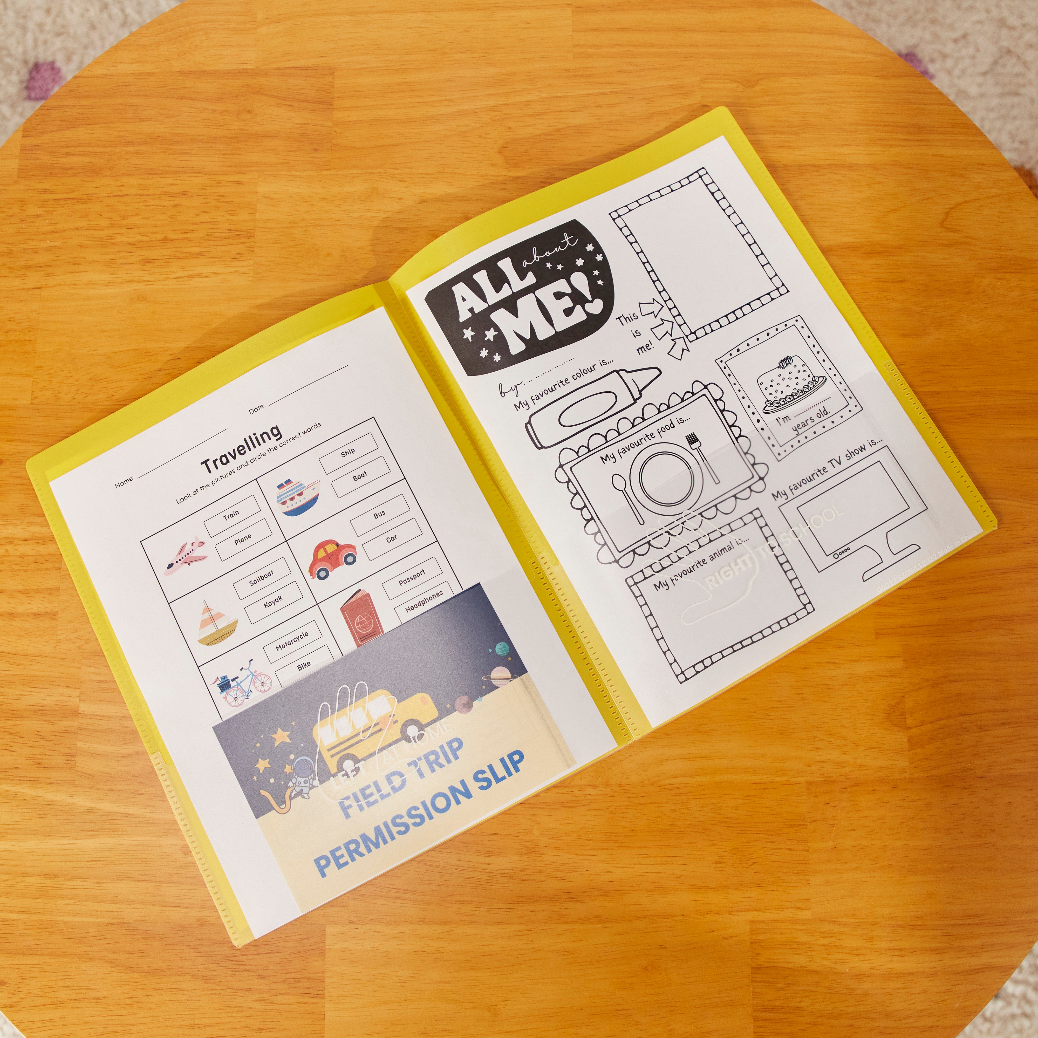 2-Pocket Parent-Teacher Classroom Communication Folder, 36-Piece