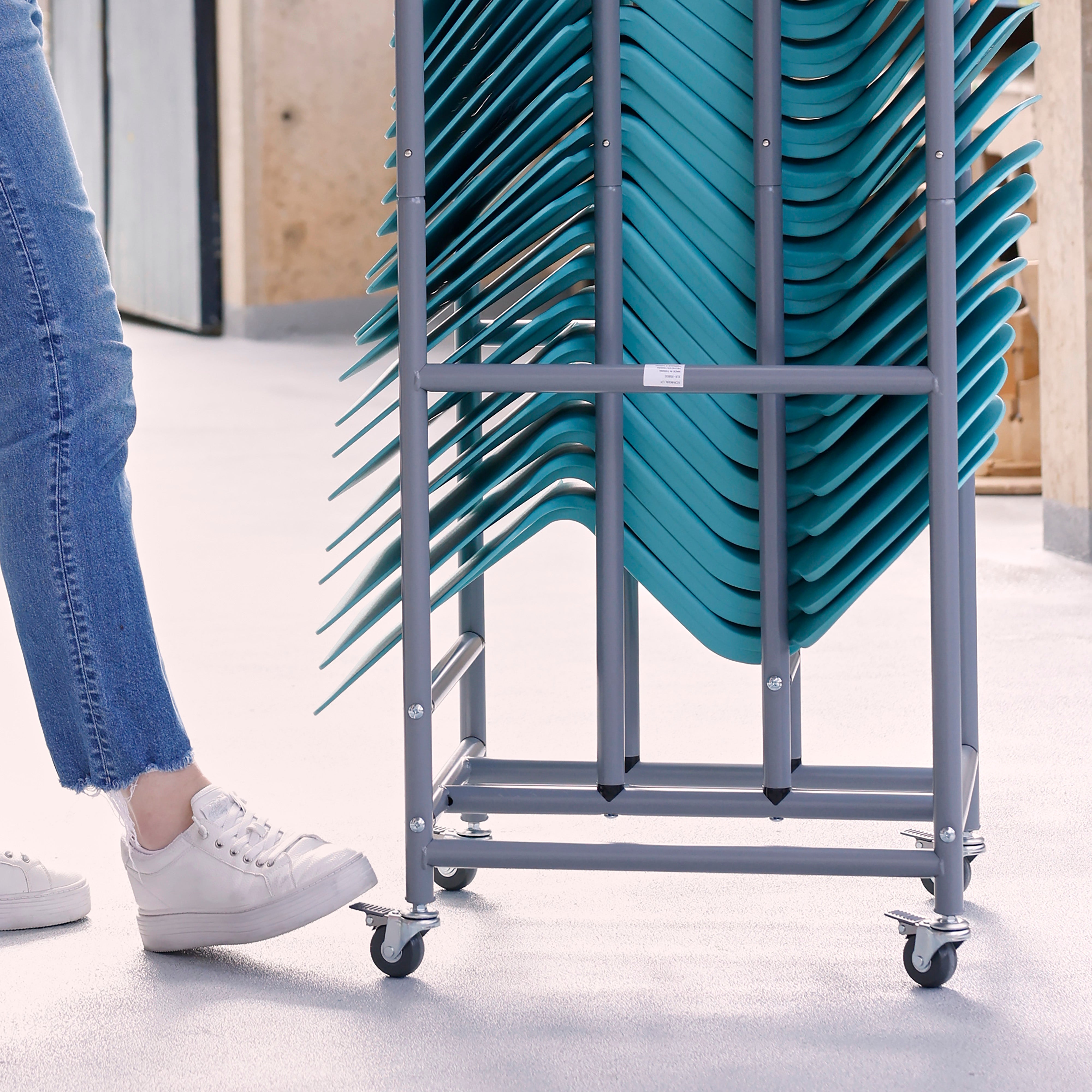 The Surf Mobile Storage Rack, Stores 30 Desks